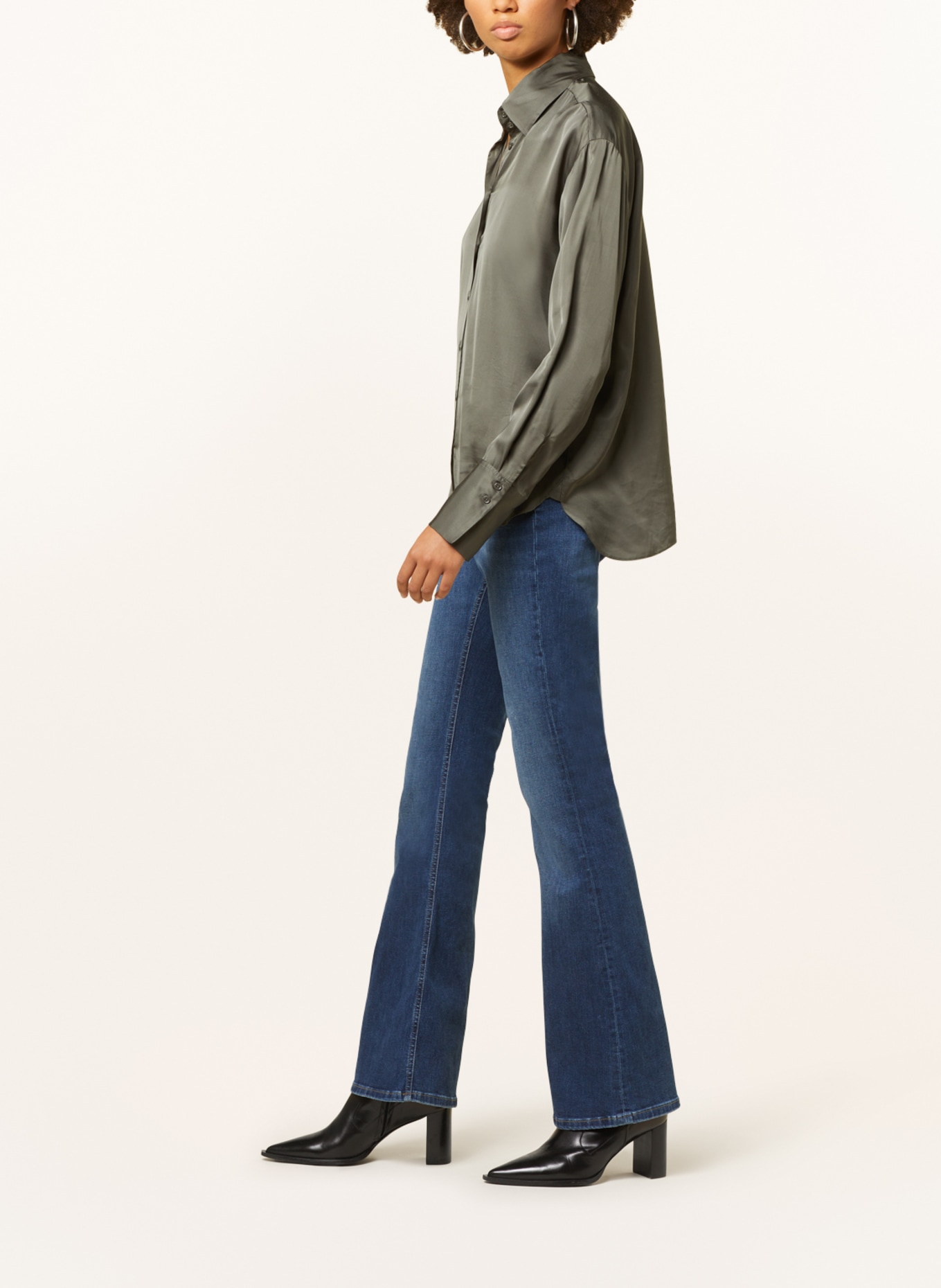 mavi Bootcut jeans SAMARA, Color: 84995 dark brushed glam (Image 4)