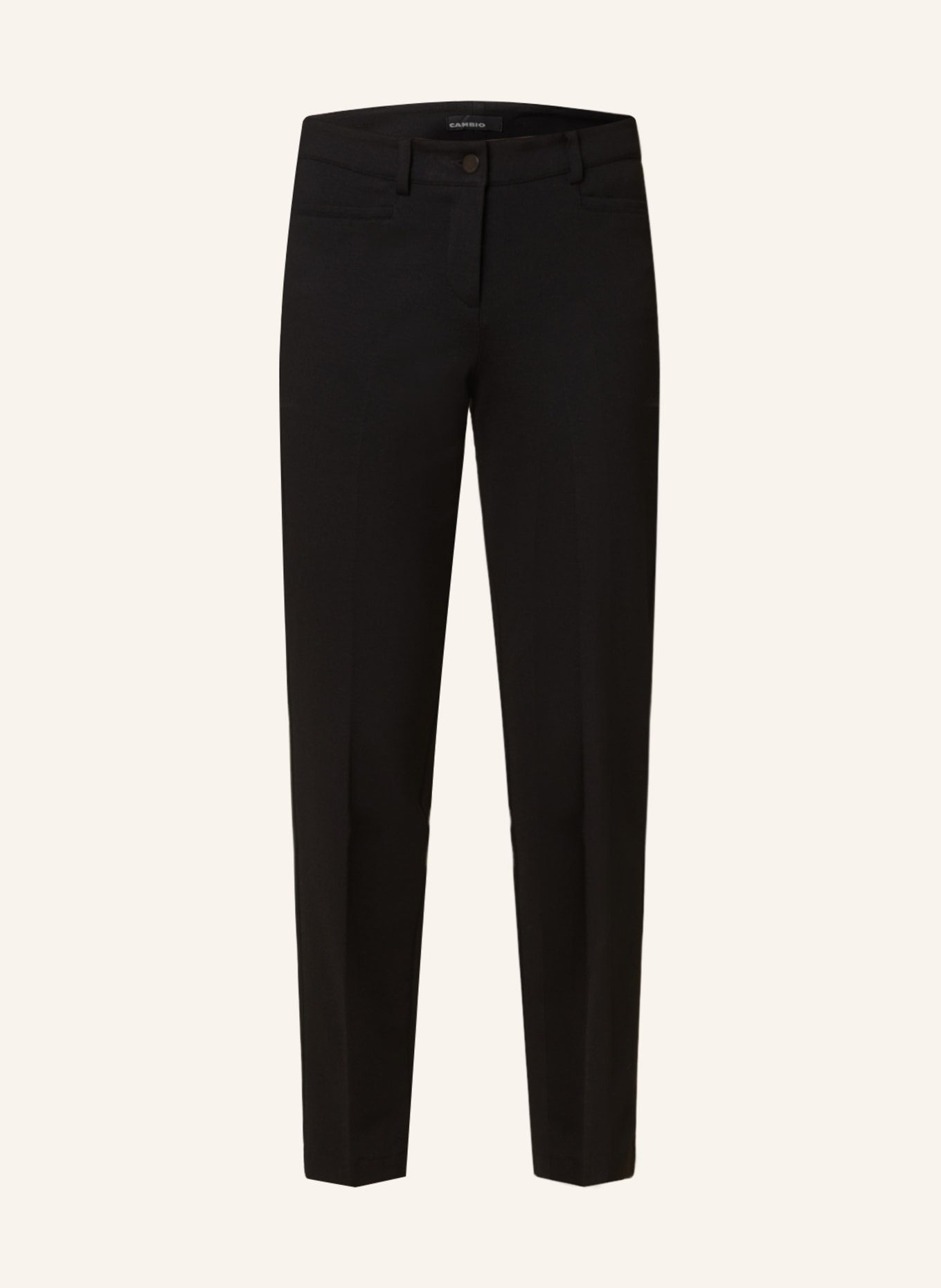 CAMBIO Jersey pants RENIRA, Color: BLACK (Image 1)