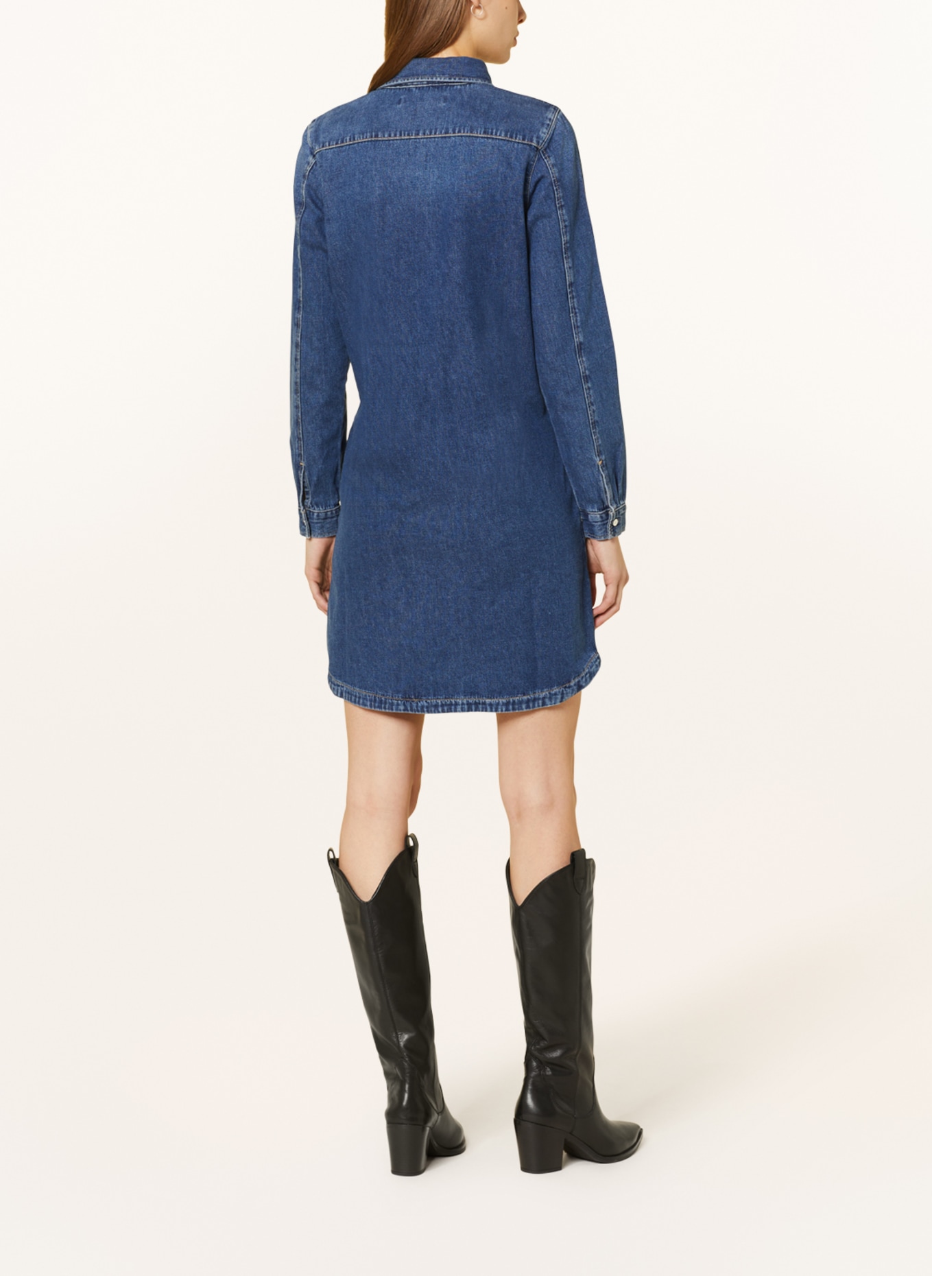 mavi Denim dress LIZ, Color: 85042 dark blue denim (Image 3)