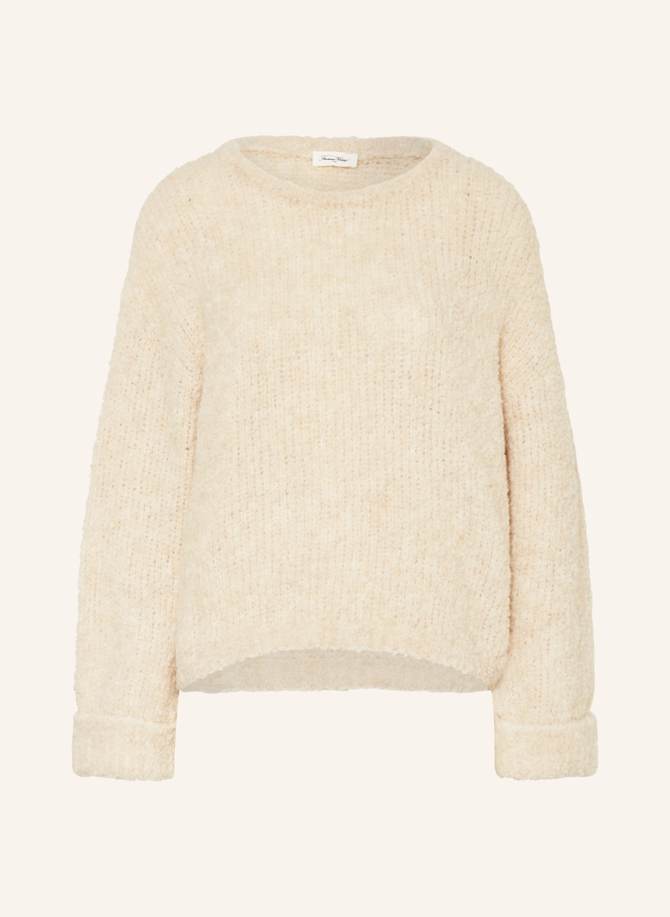 American Vintage Sweter, Kolor: KREMOWY (Obrazek 1)