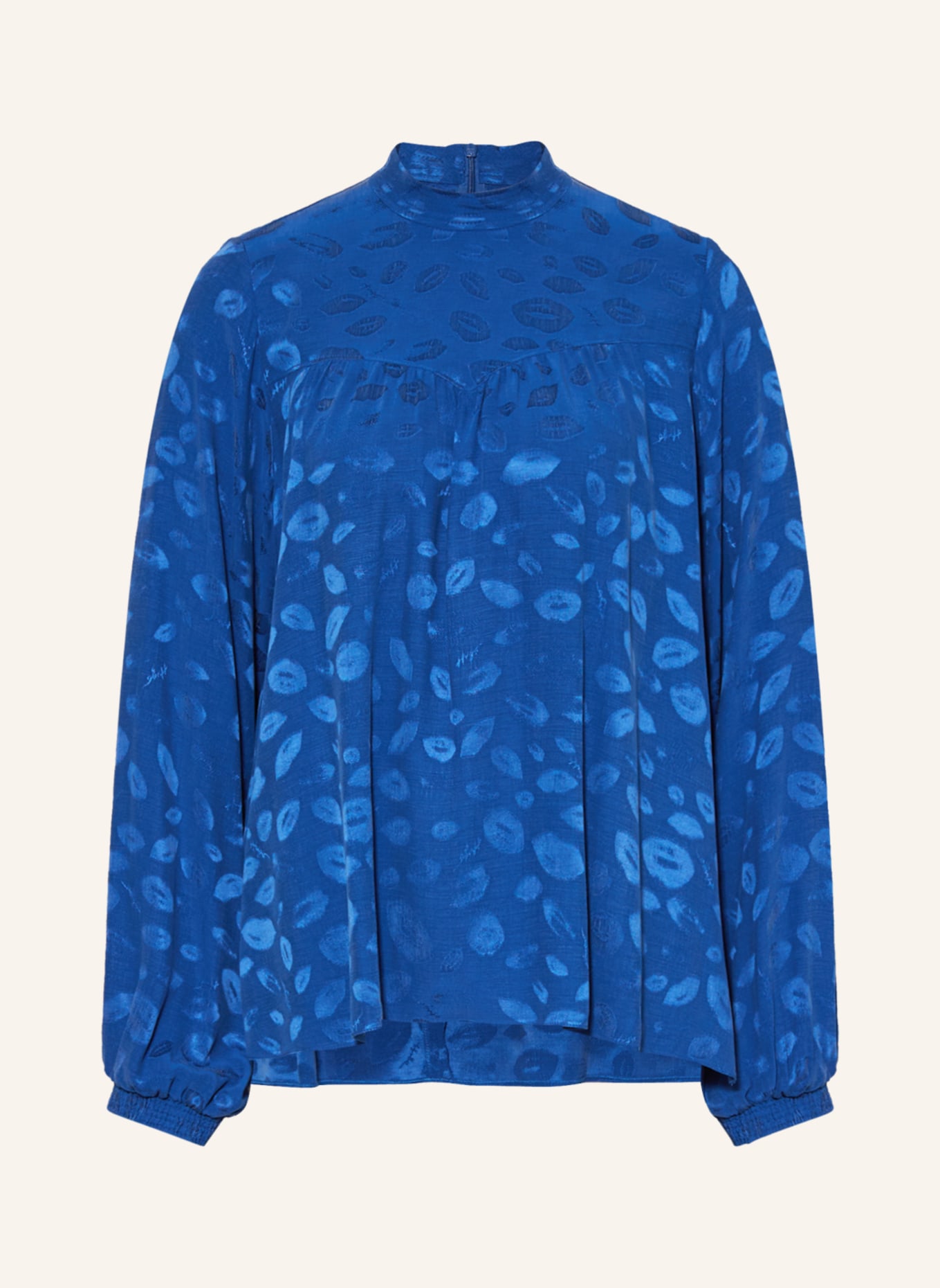 HUGO Shirt blouse CERSTIN, Color: BLUE (Image 1)