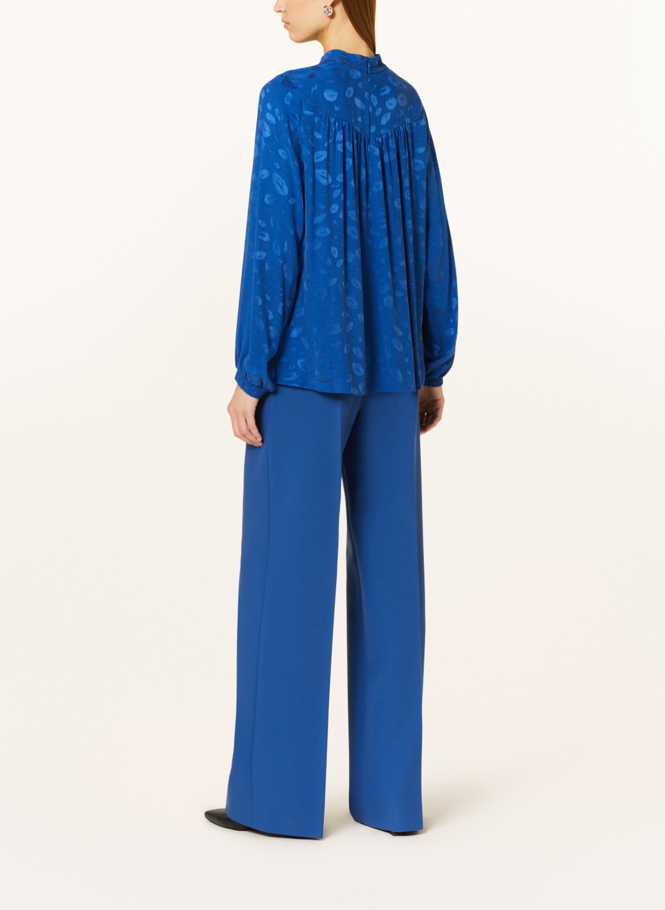 HUGO Shirt blouse CERSTIN, Color: BLUE (Image 3)