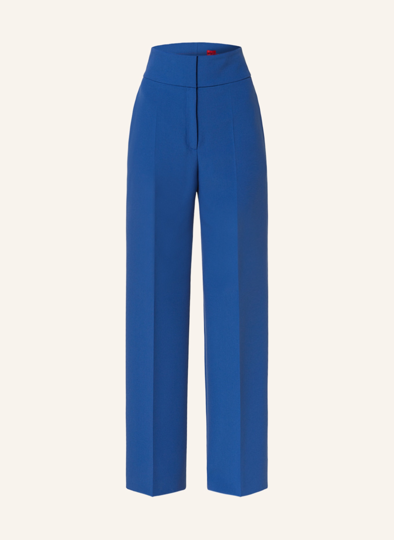 HUGO Wide leg trousers HIMIA, Color: BLUE (Image 1)