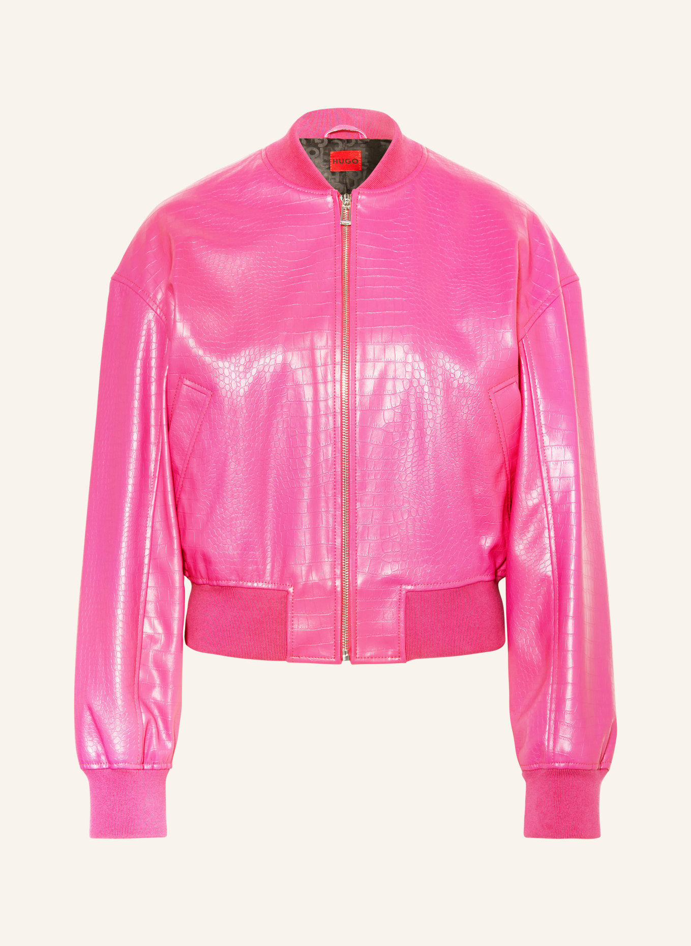 HUGO Bomber jacket AMIBOMA, Color: PINK (Image 1)