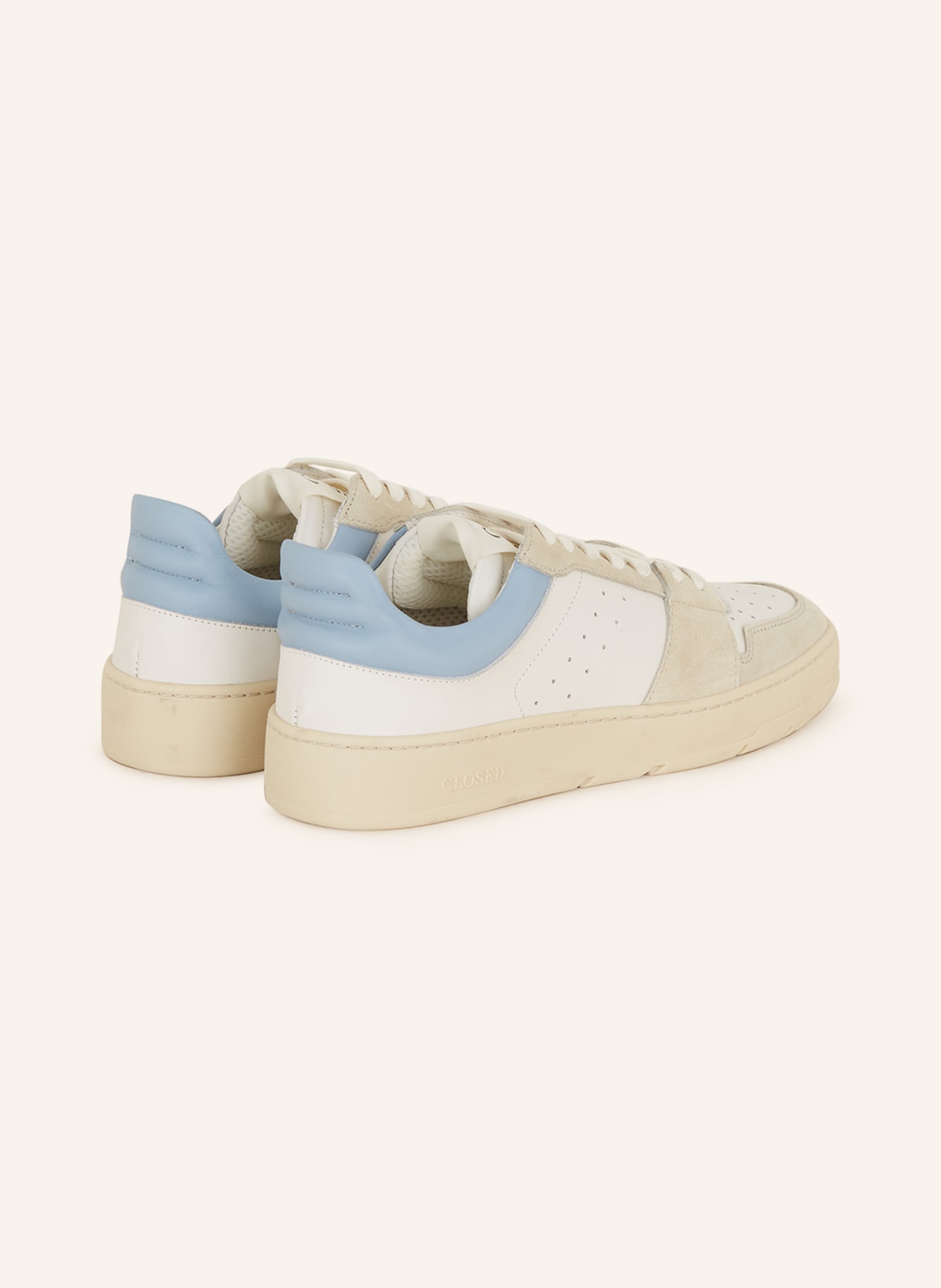 CLOSED Sneakers, Color: WHITE/ LIGHT BLUE (Image 2)