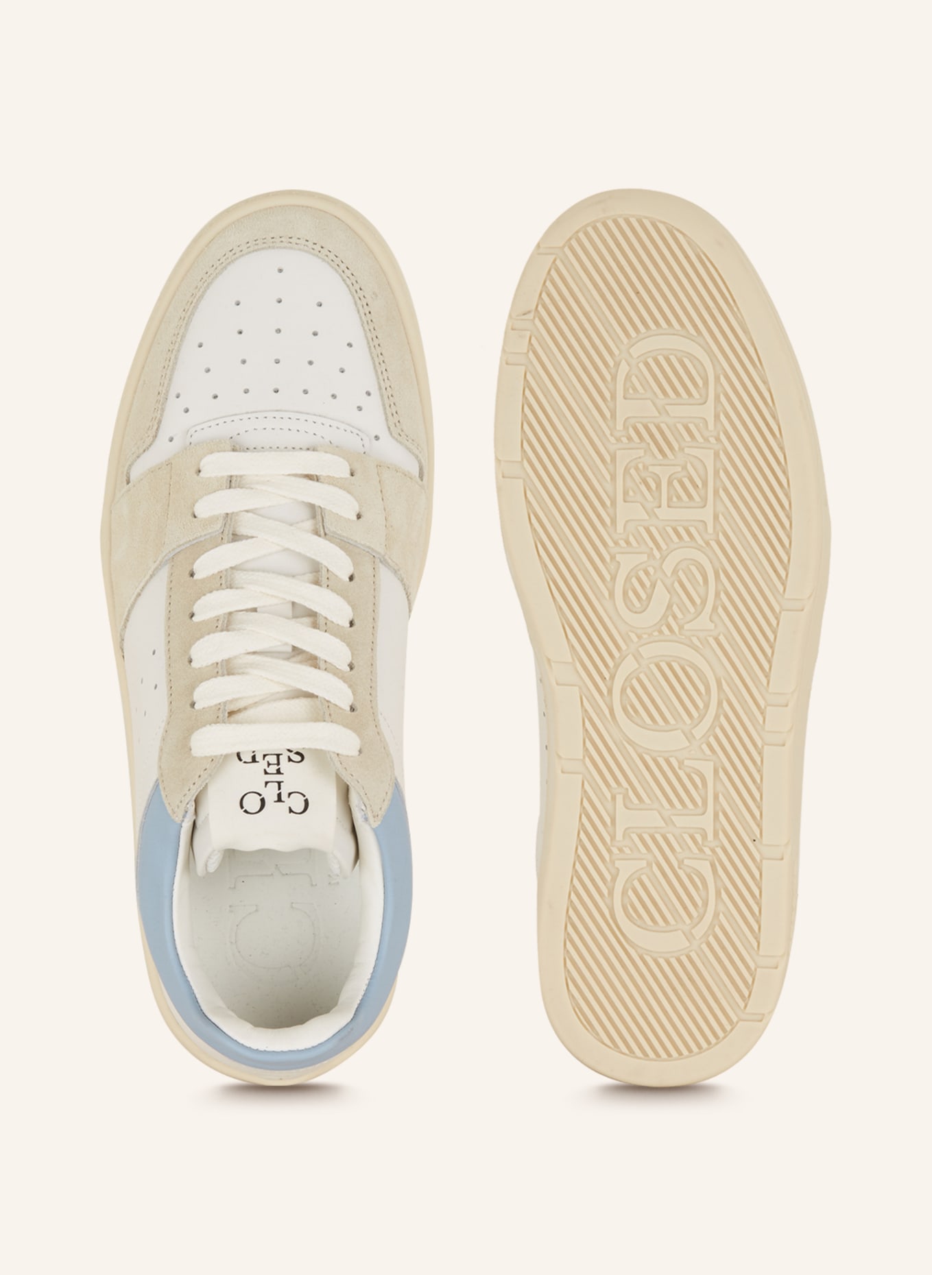 CLOSED Sneakers, Color: WHITE/ LIGHT BLUE (Image 5)