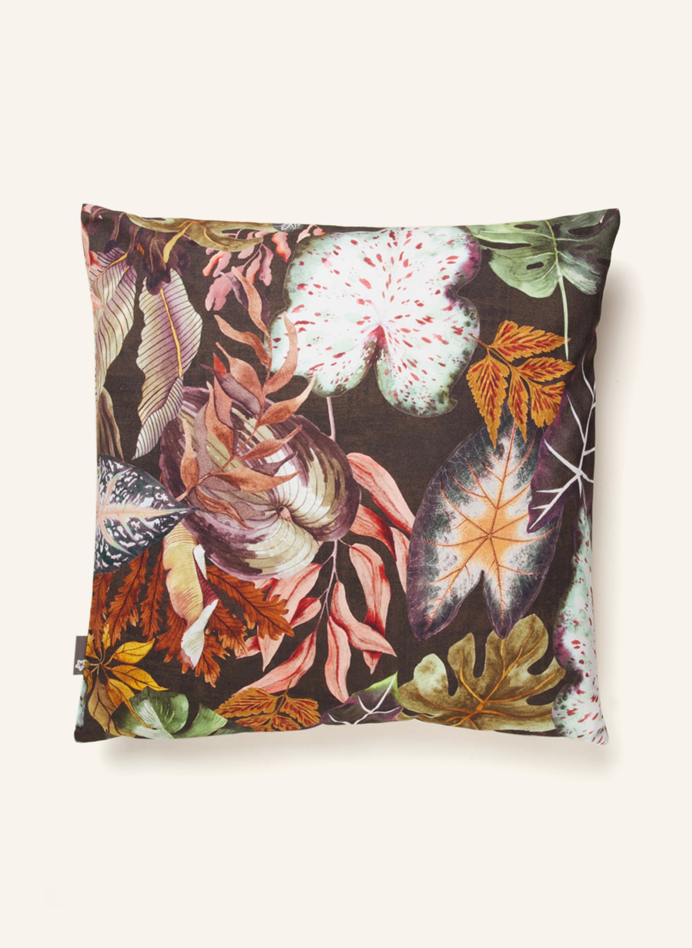 pichler Decorative cushion cover CASIA, Color: FUCHSIA/ KHAKI/ DARK ORANGE (Image 2)