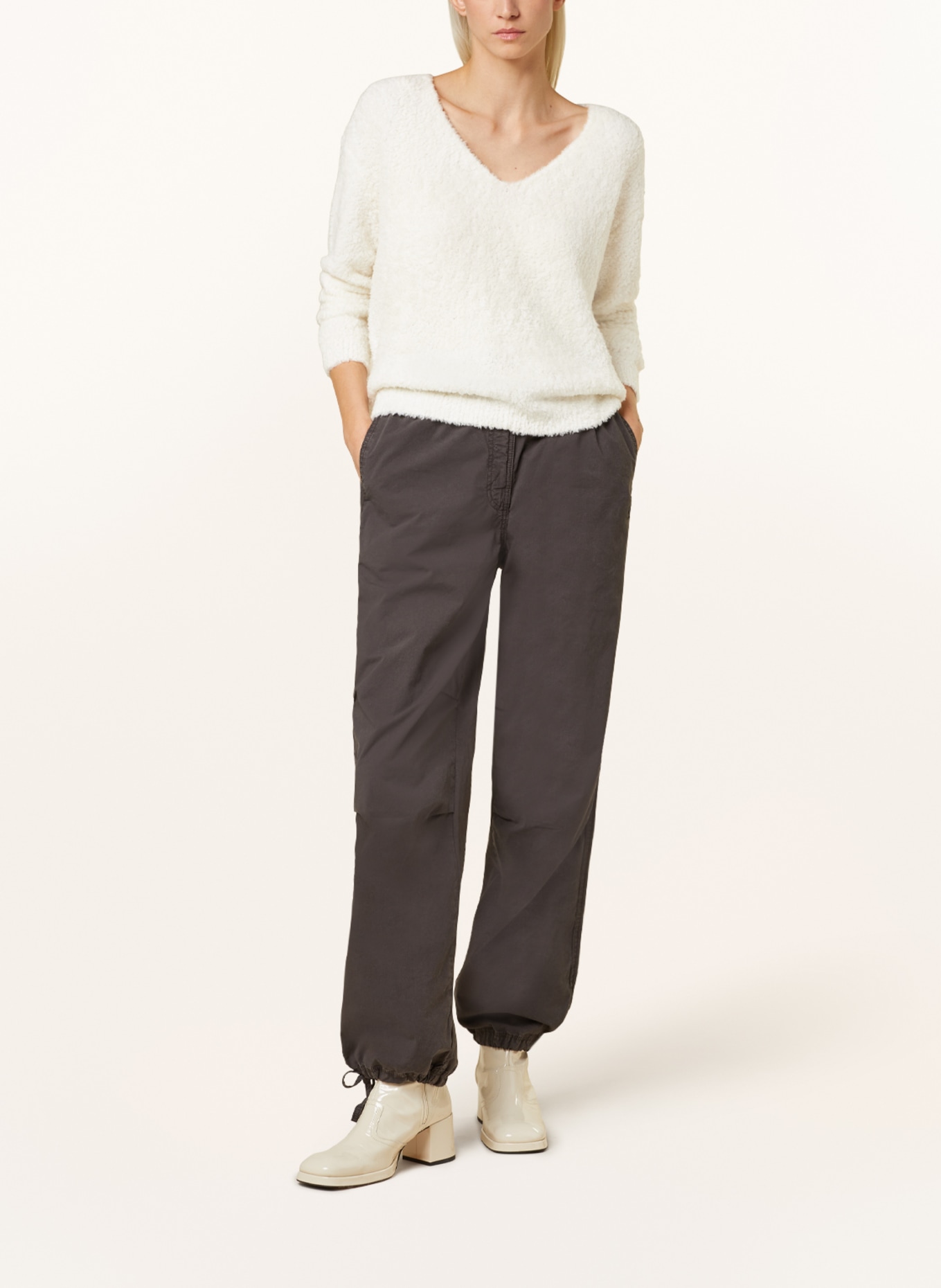 MRS & HUGS Cropped-Pullover, Farbe: ECRU (Bild 2)