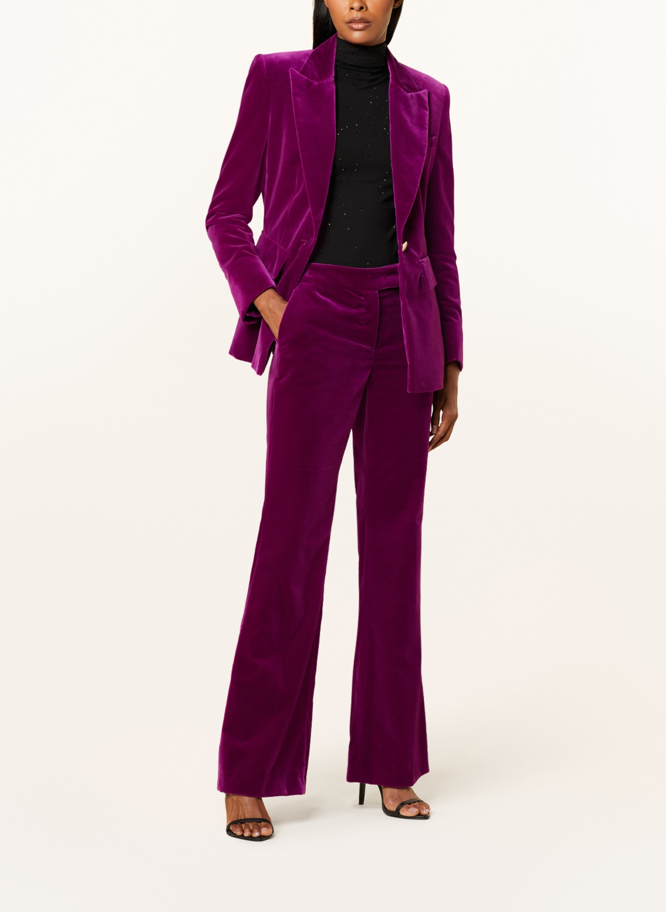 RIANI Velvet pants, Color: FUCHSIA (Image 2)