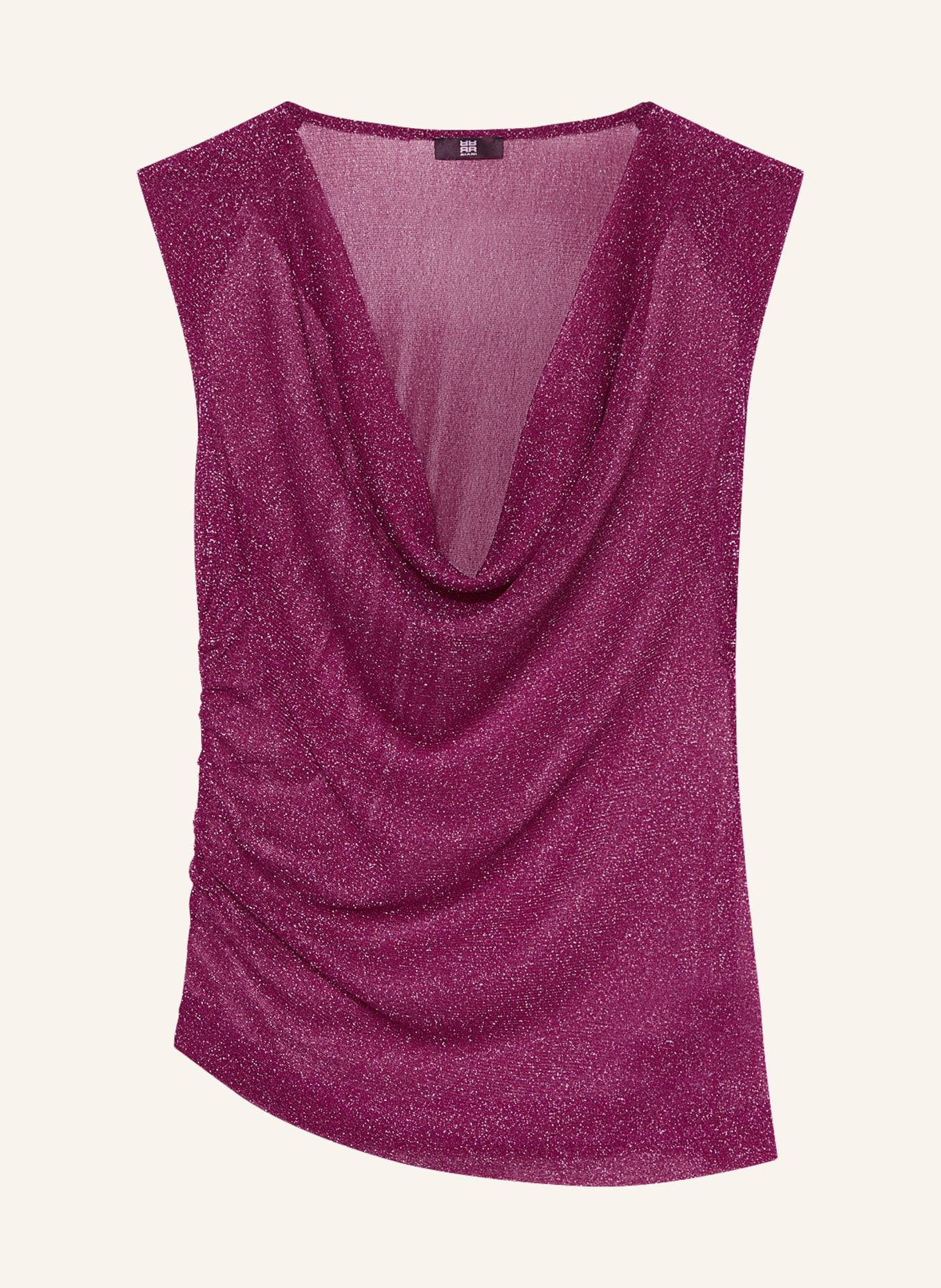 RIANI Blouse top made of mesh with glitter thread, Color: FUCHSIA (Image 1)