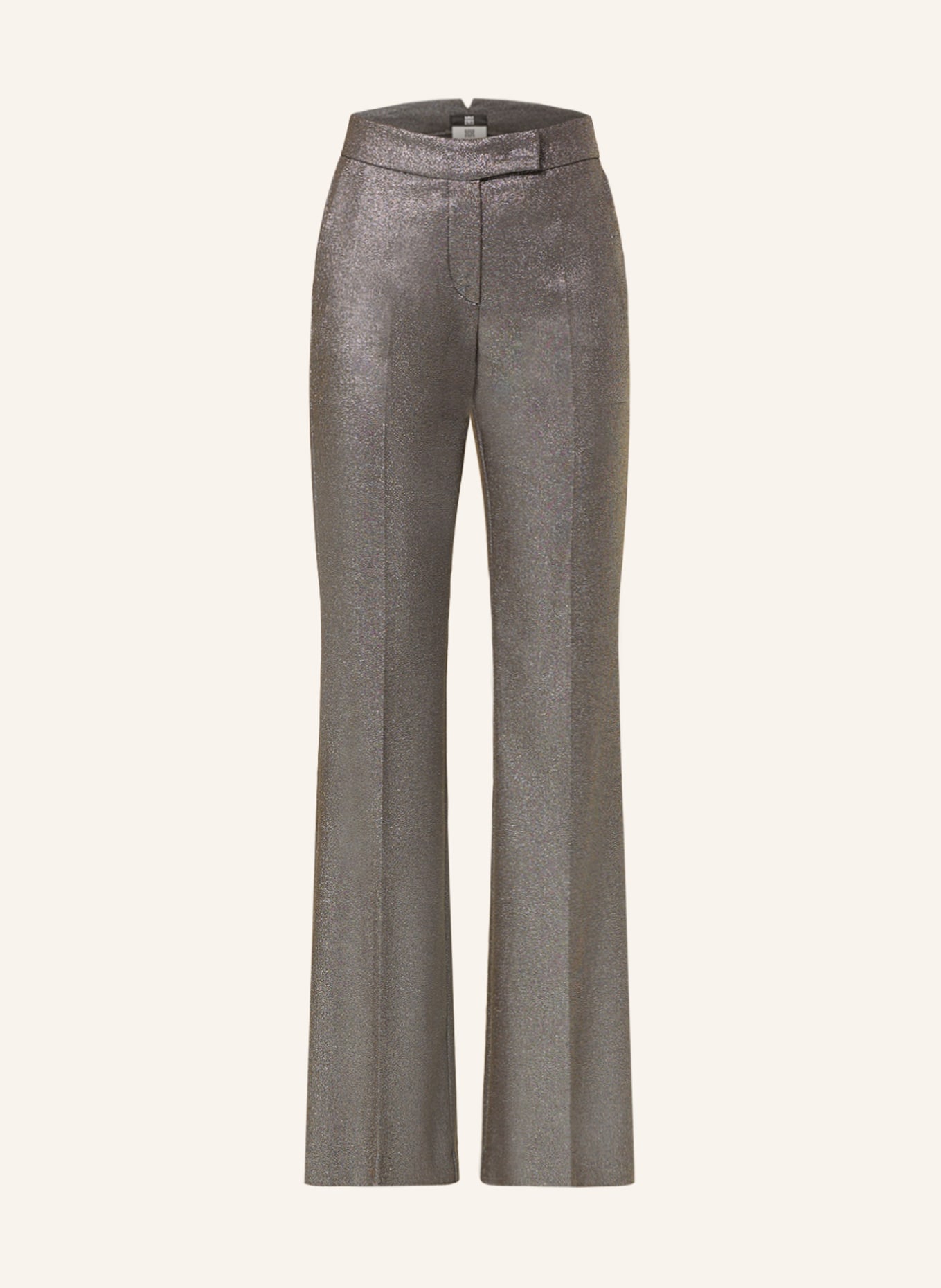 RIANI Bootcut trousers with glitter thread, Color: GRAY (Image 1)