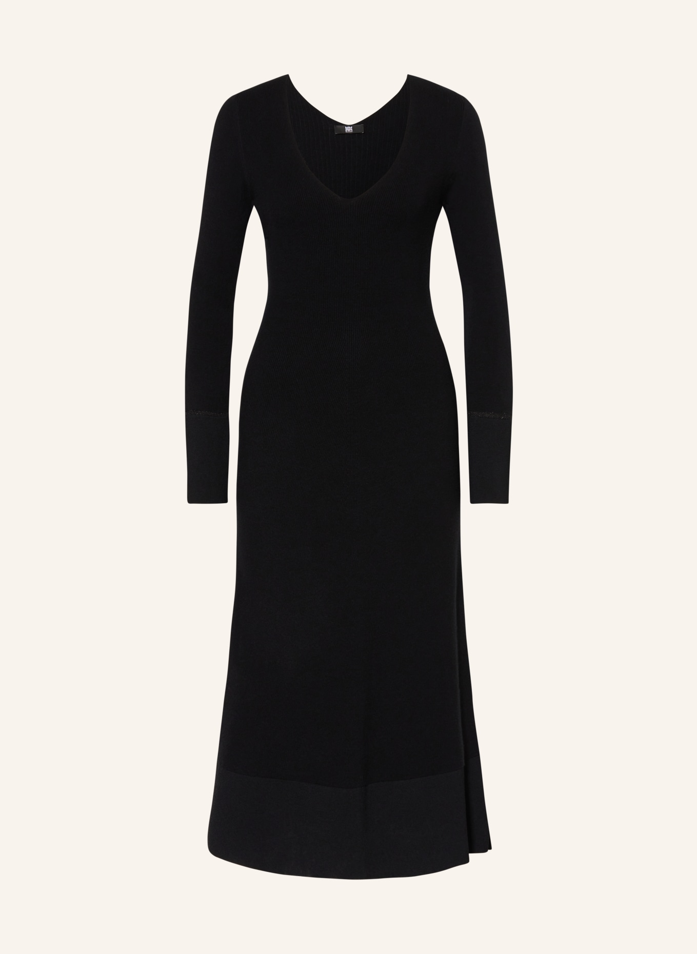 RIANI Knit dress with glitter thread, Color: BLACK (Image 1)