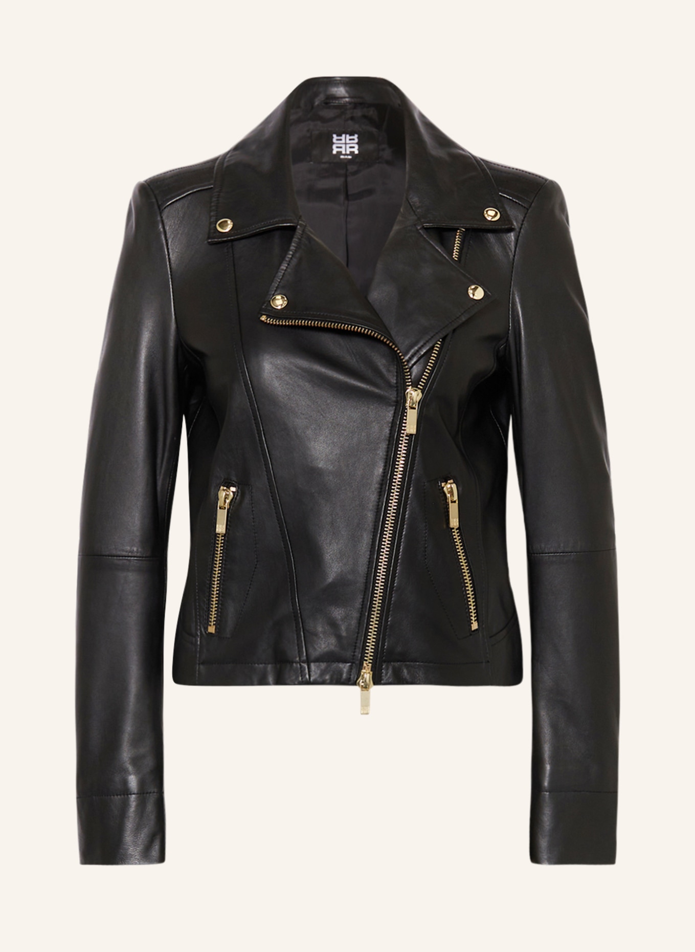 RIANI Leather jacket, Color: BLACK (Image 1)