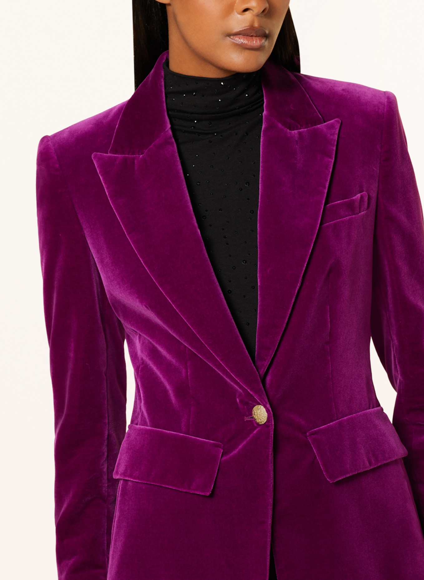 RIANI Velvet blazer, Color: FUCHSIA (Image 4)