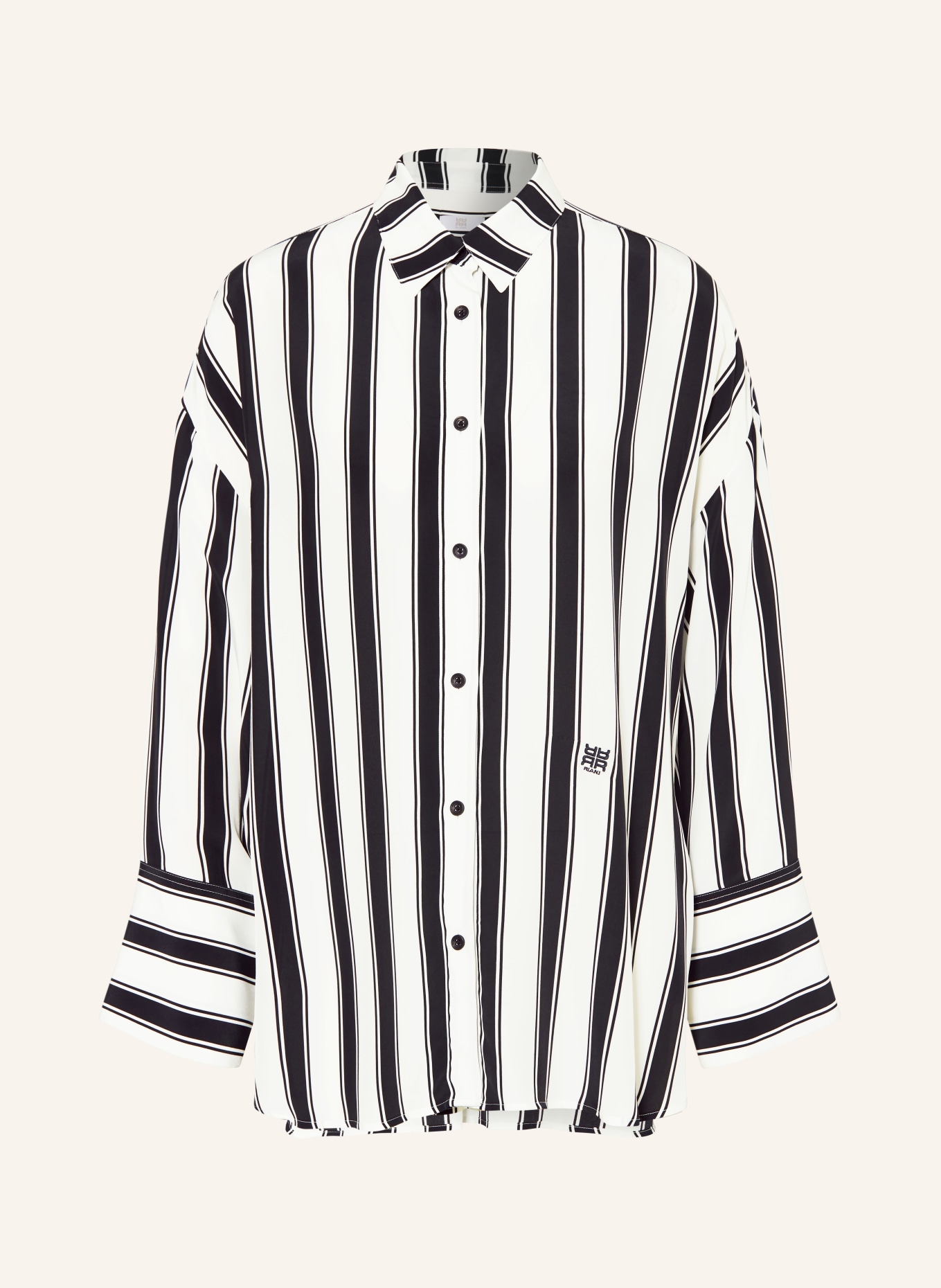 RIANI Shirt blouse, Color: WHITE/ BLACK (Image 1)