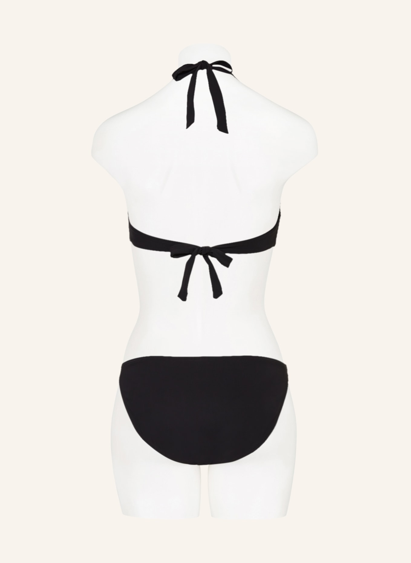 TORY BURCH Triangle bikini top MILLER, Color: BLACK (Image 3)