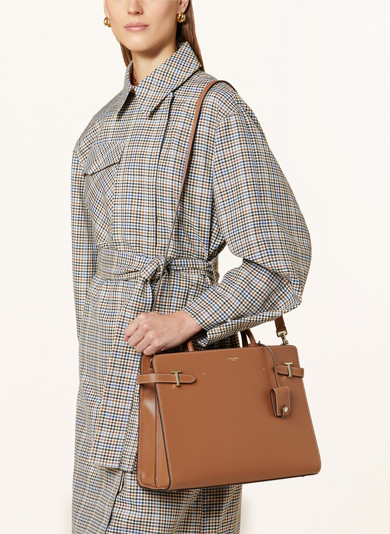 LE TANNEUR Handbag EMILIE, Color: COGNAC (Image 4)