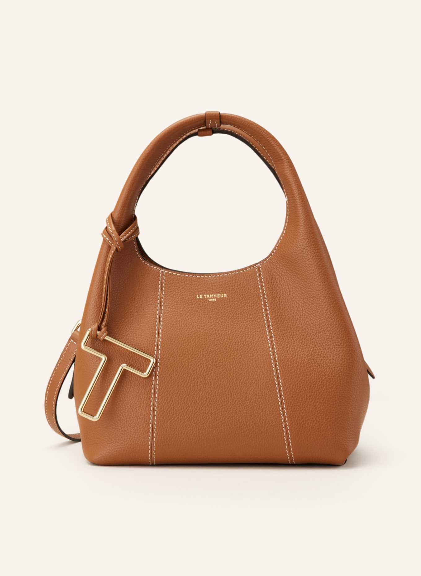 LE TANNEUR Handbag JULIETTE SMALL, Color: COGNAC (Image 1)