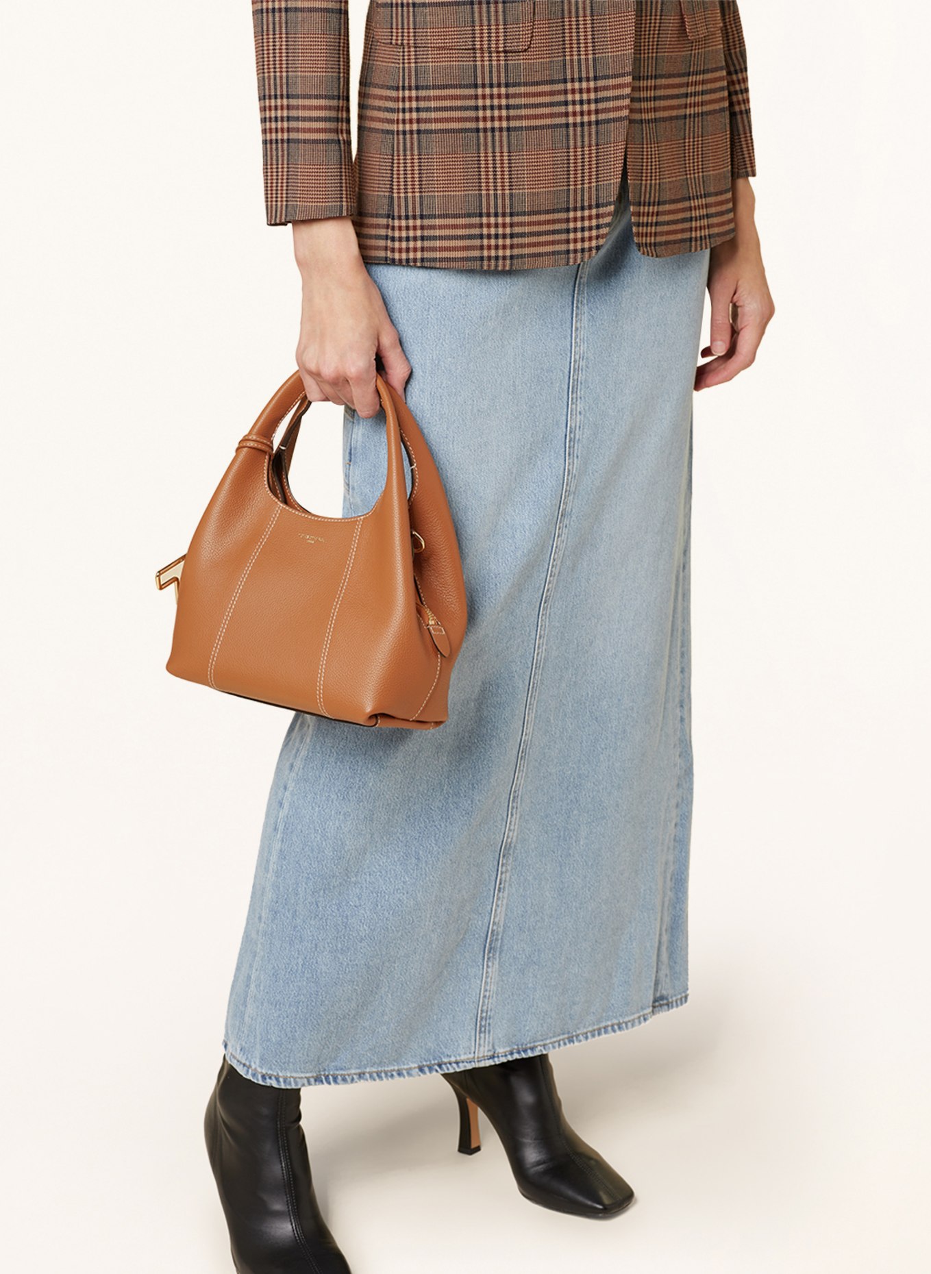 LE TANNEUR Handbag JULIETTE SMALL, Color: COGNAC (Image 4)