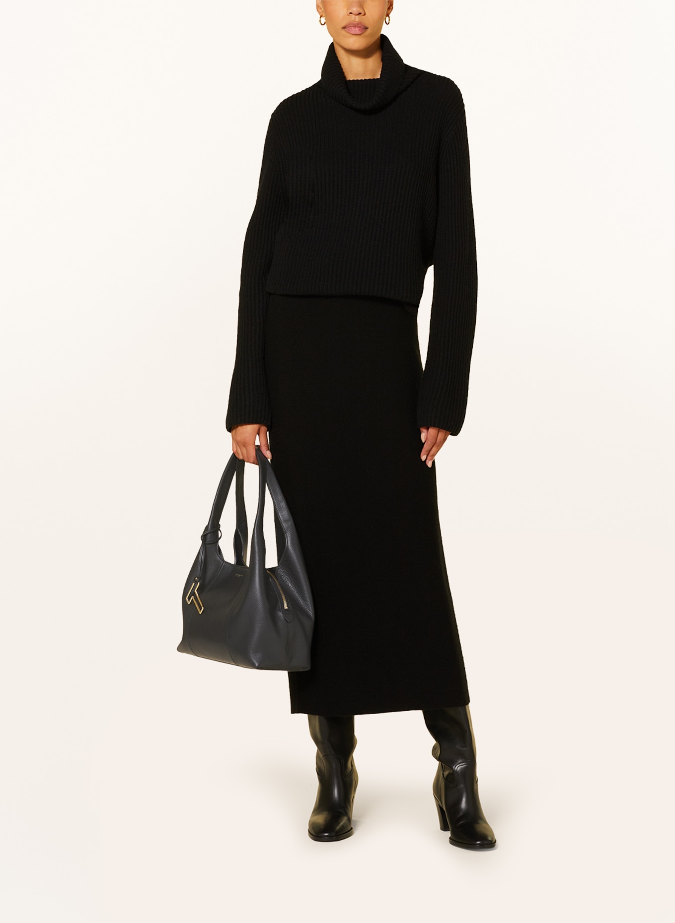 LE TANNEUR Shoulder bag JULIETTE MEDIUM, Color: BLACK (Image 4)
