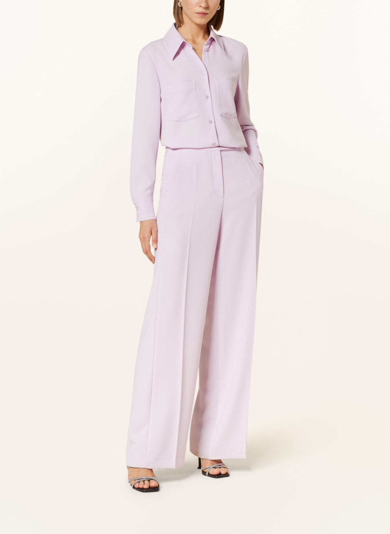 LUISA CERANO Wide leg trousers, Color: LIGHT PURPLE (Image 2)