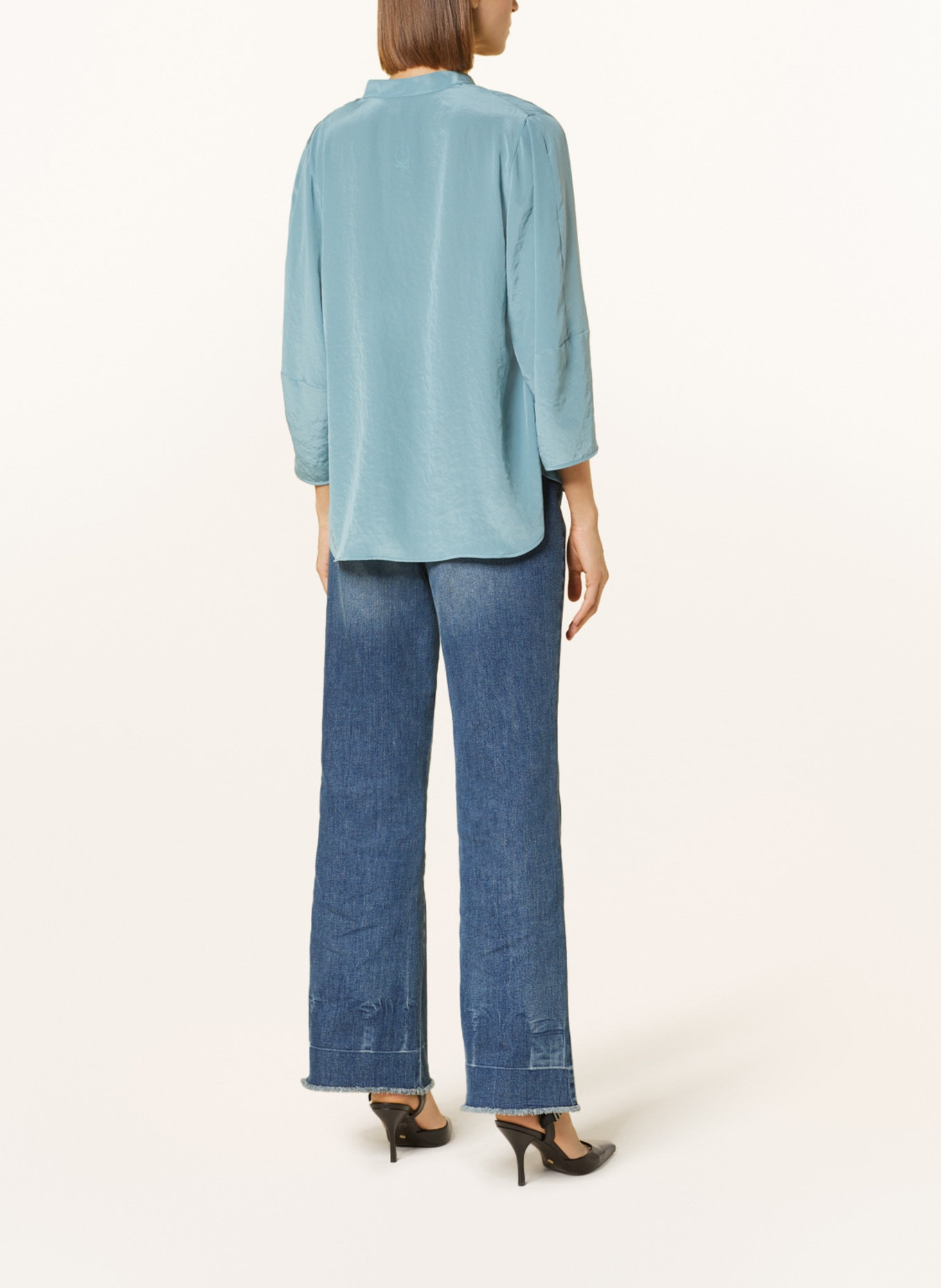 LUISA CERANO Shirt blouse, Color: TURQUOISE (Image 3)