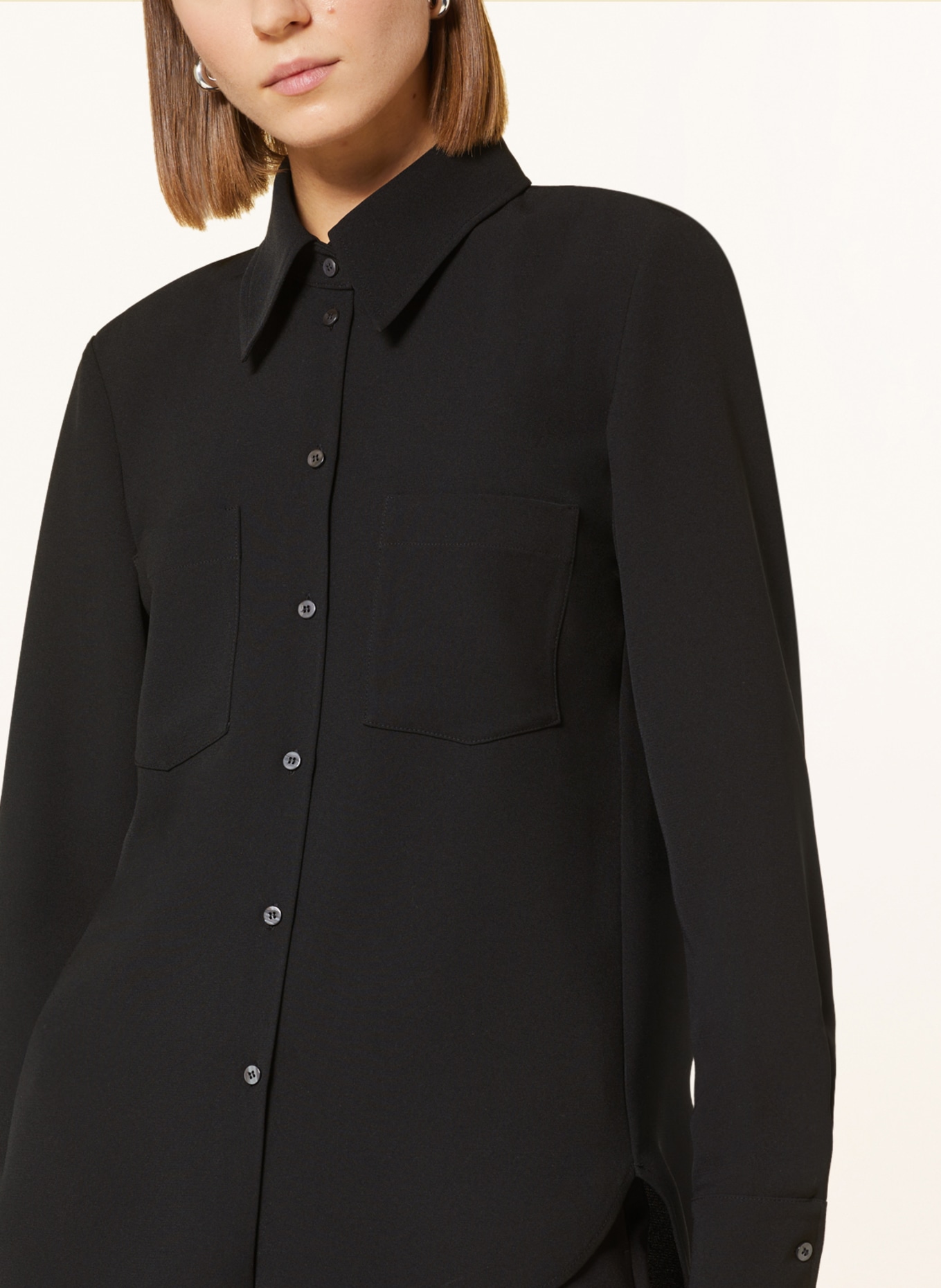 LUISA CERANO Shirt blouse, Color: BLACK (Image 4)