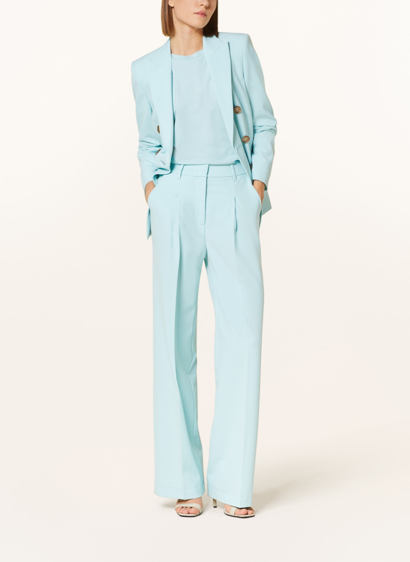 LUISA CERANO Wide leg trousers, Color: TURQUOISE (Image 2)