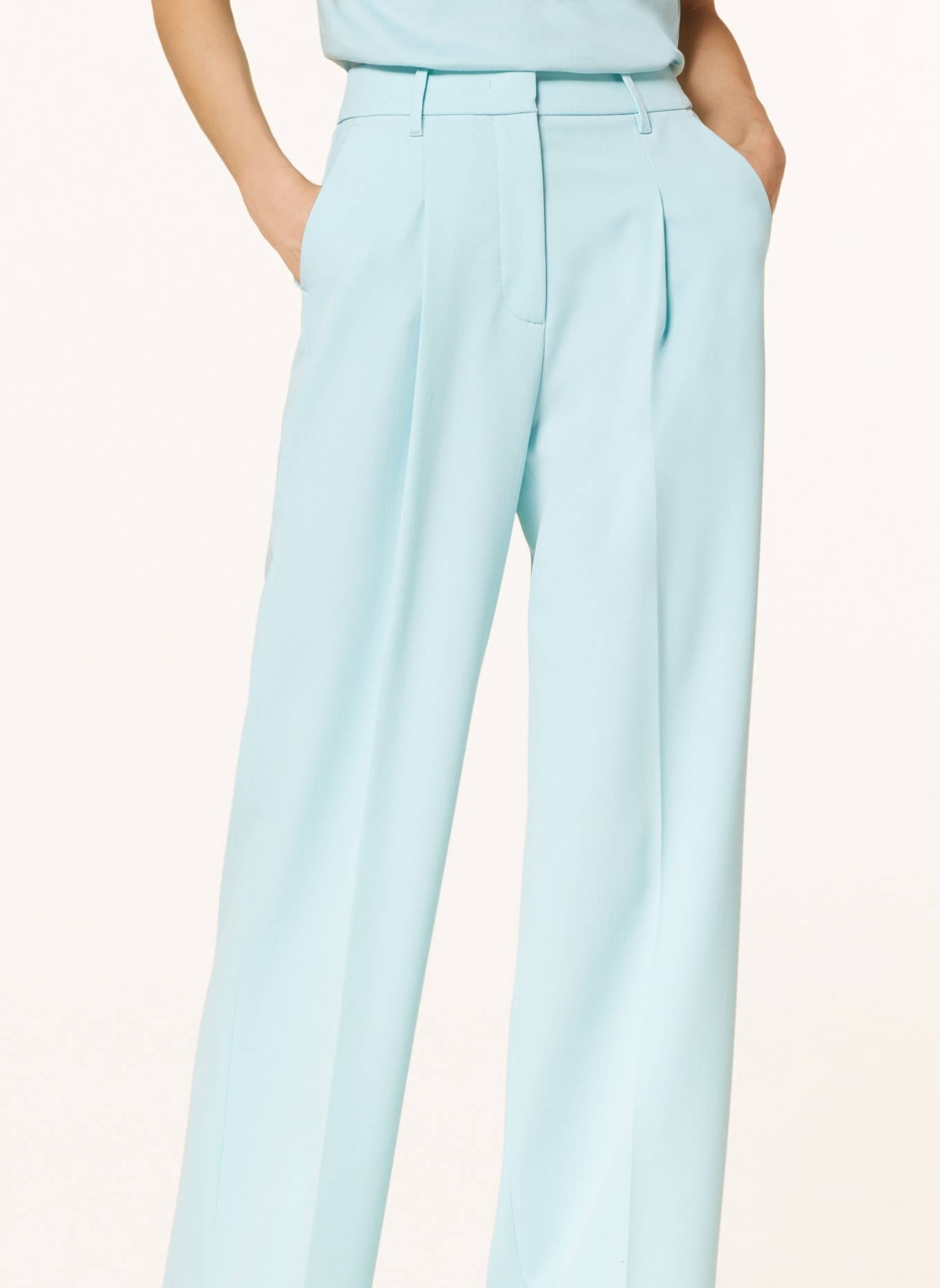 LUISA CERANO Wide leg trousers, Color: TURQUOISE (Image 5)