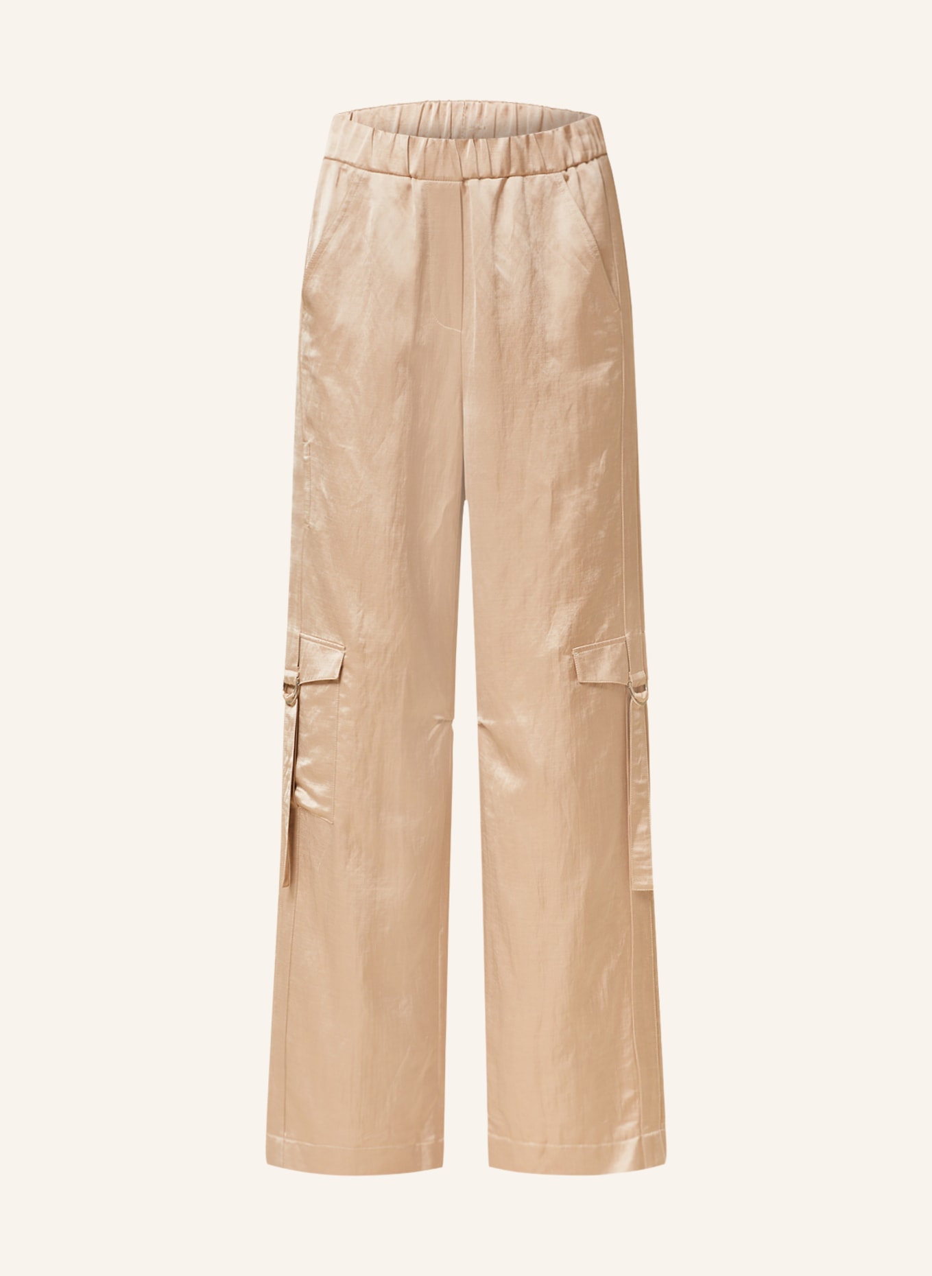 LUISA CERANO Cargo pants in linen, Color: BEIGE (Image 1)