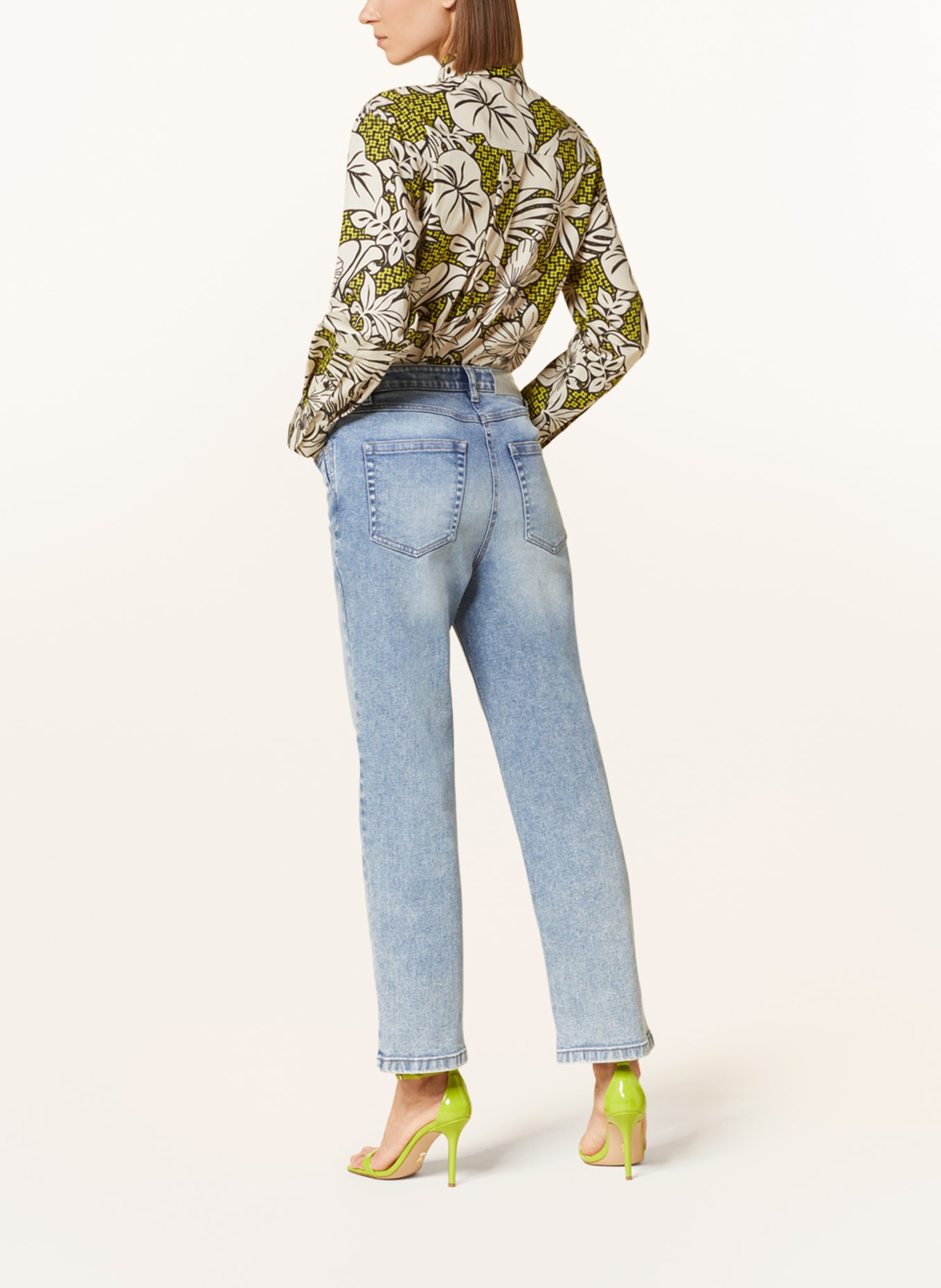 LUISA CERANO Straight jeans, Color: 234 aqua (Image 3)