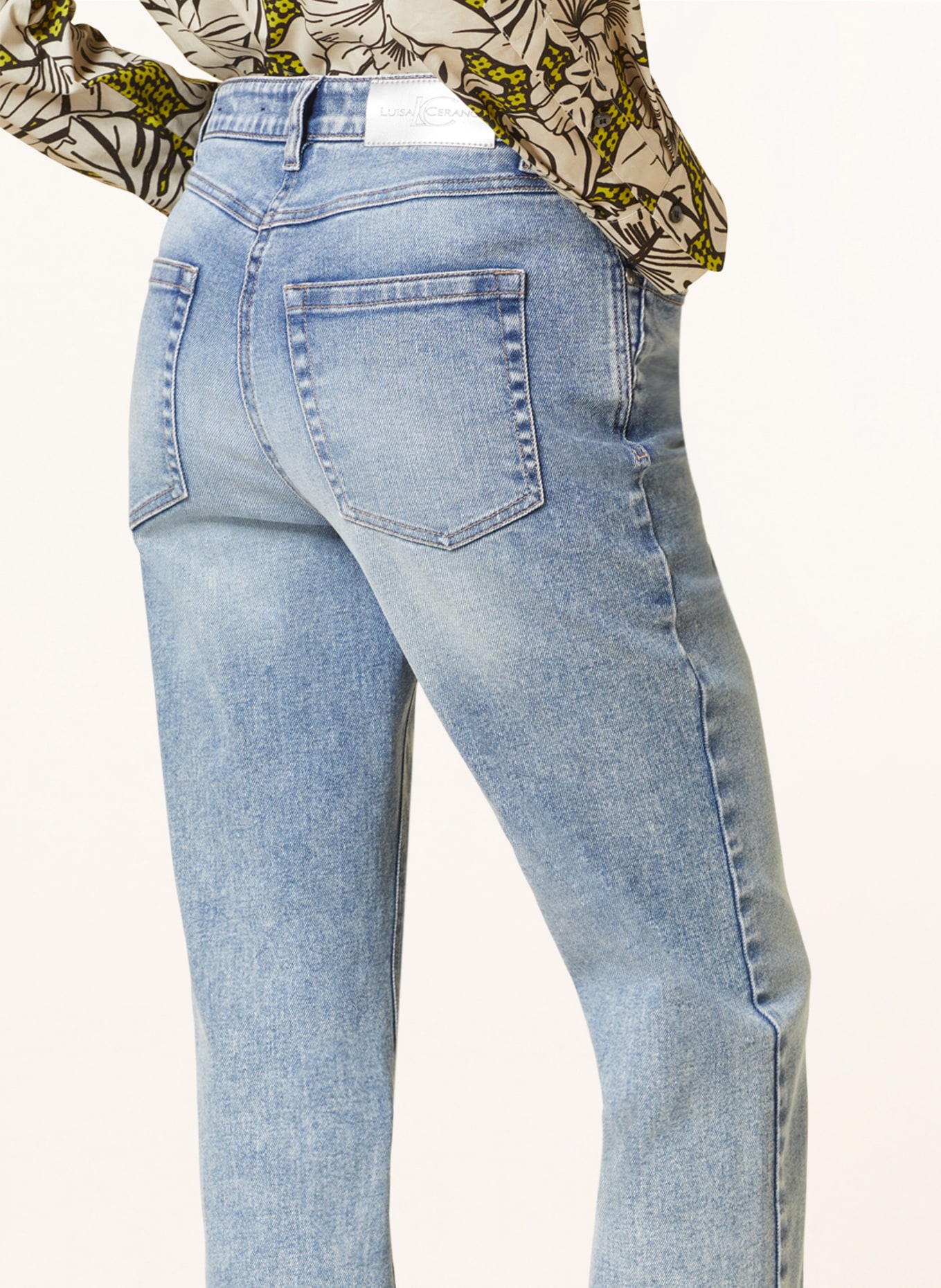 LUISA CERANO Straight jeans, Color: 234 aqua (Image 5)