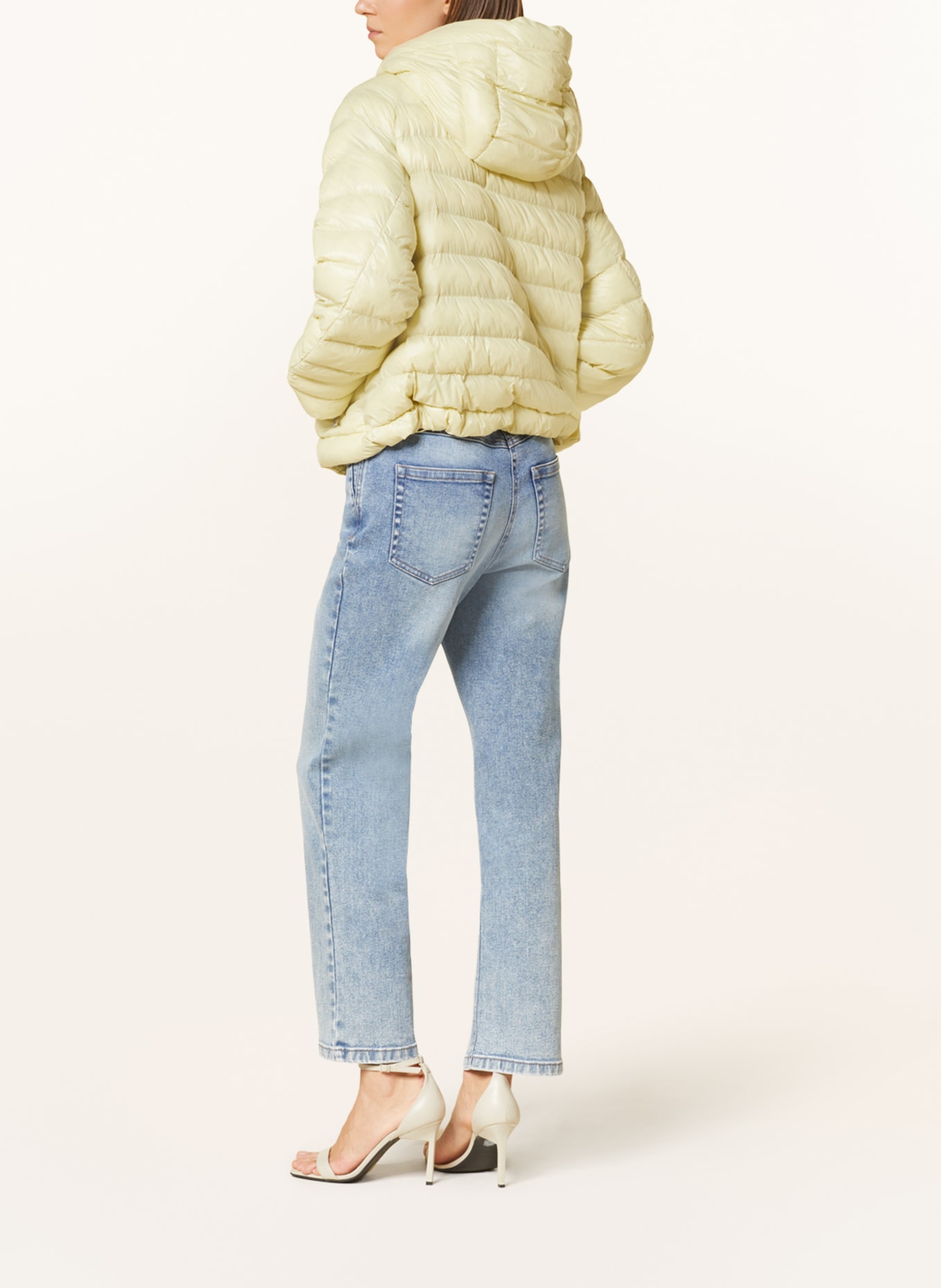 LUISA CERANO Quilted jacket, Color: LIGHT YELLOW (Image 3)