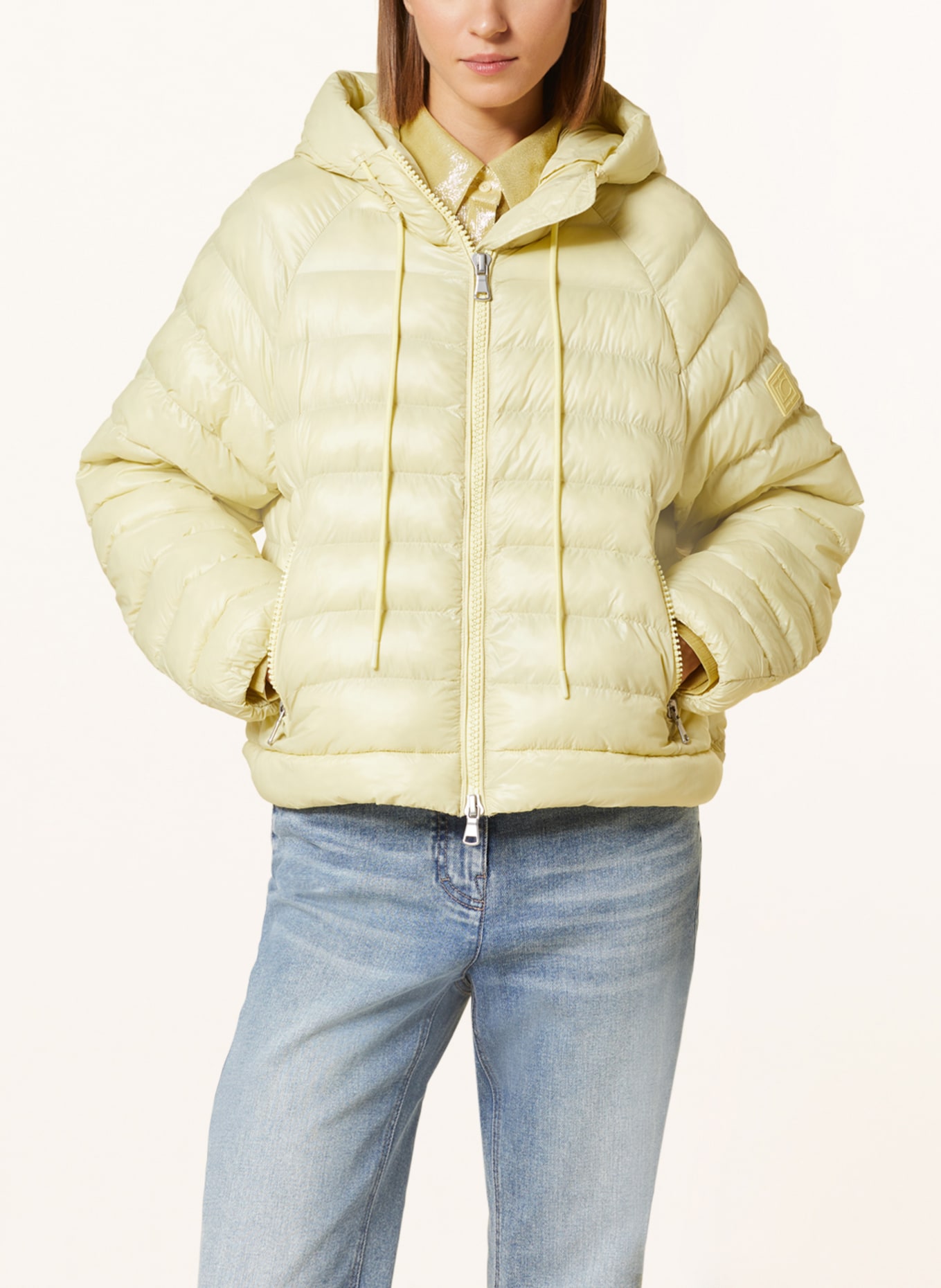 LUISA CERANO Quilted jacket, Color: LIGHT YELLOW (Image 5)