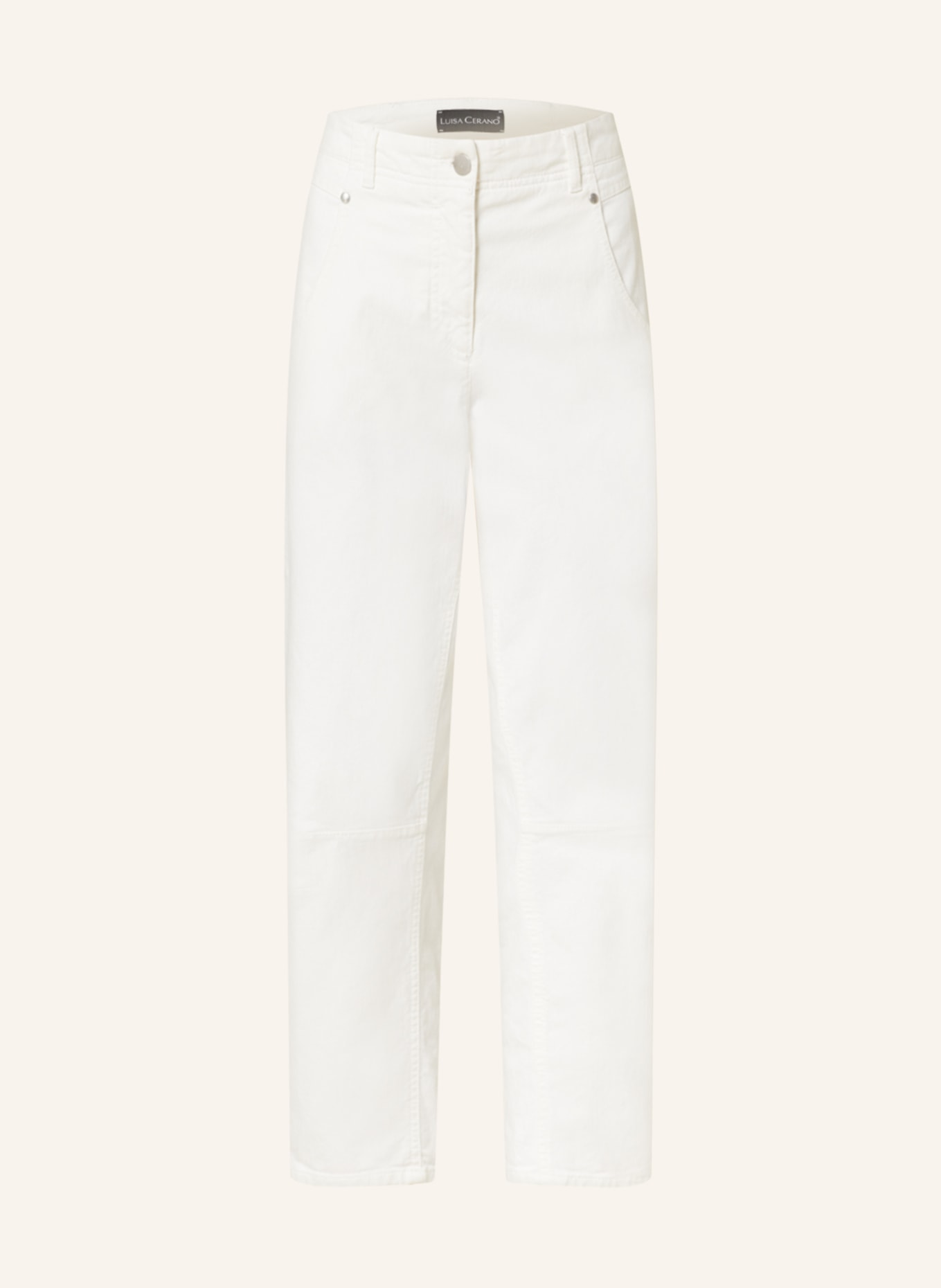 LUISA CERANO 7/8 jeans, Color: WHITE (Image 1)