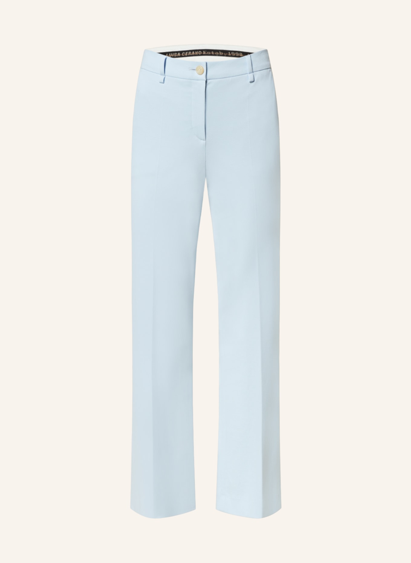 LUISA CERANO Jersey pants, Color: LIGHT BLUE (Image 1)
