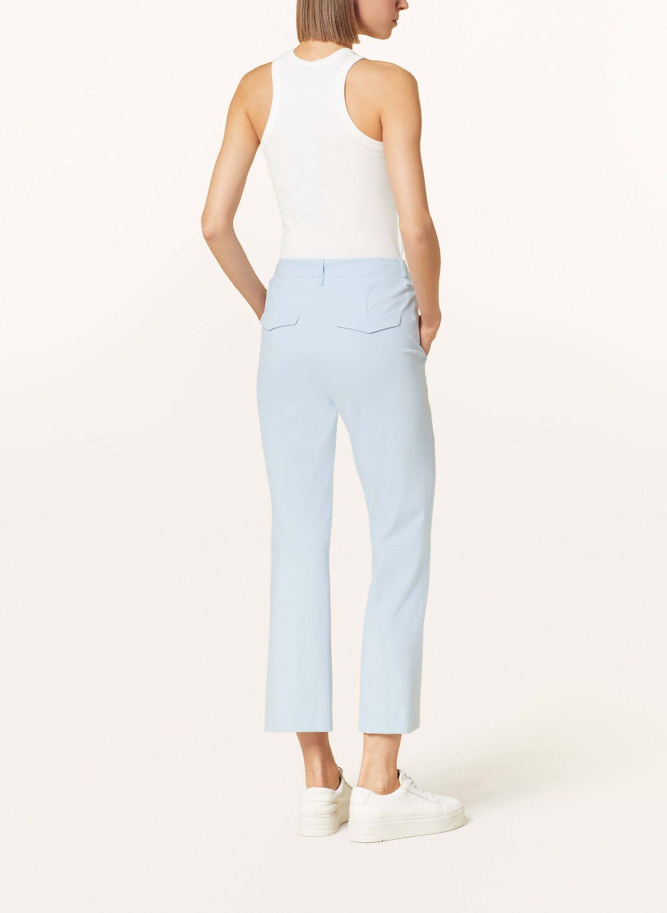 LUISA CERANO Jersey pants, Color: LIGHT BLUE (Image 3)