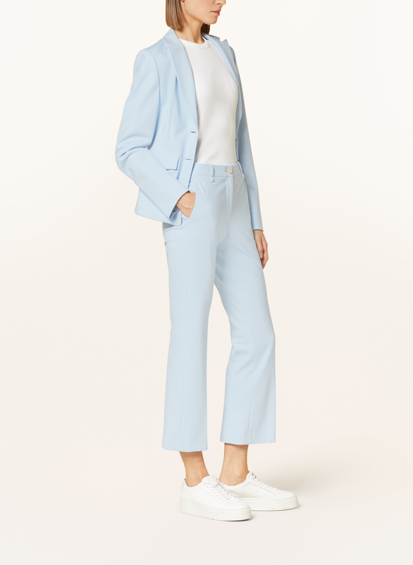 LUISA CERANO Jersey pants, Color: LIGHT BLUE (Image 4)