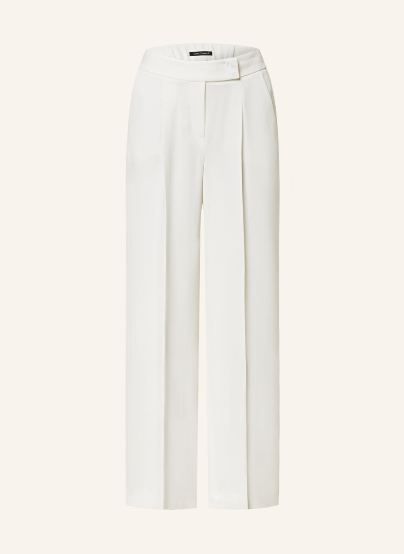 LUISA CERANO Wide leg trousers, Color: WHITE (Image 1)