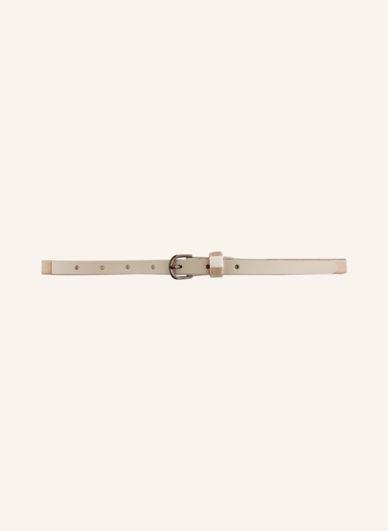 LUISA CERANO Leather belt, Color: BEIGE (Image 2)