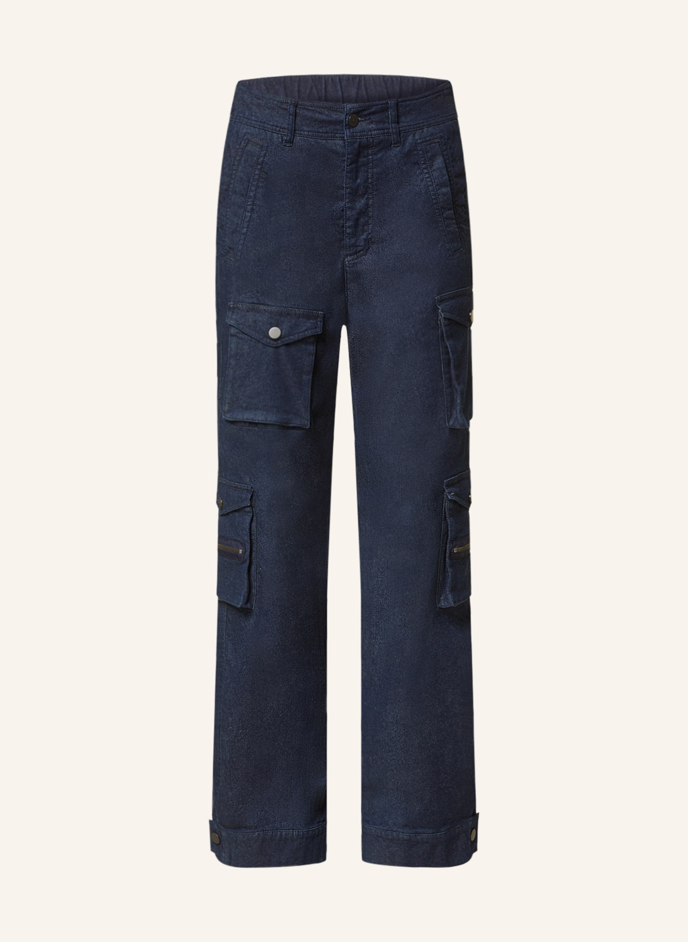 LUISA CERANO Cargo jeans, Color: DARK BLUE (Image 1)