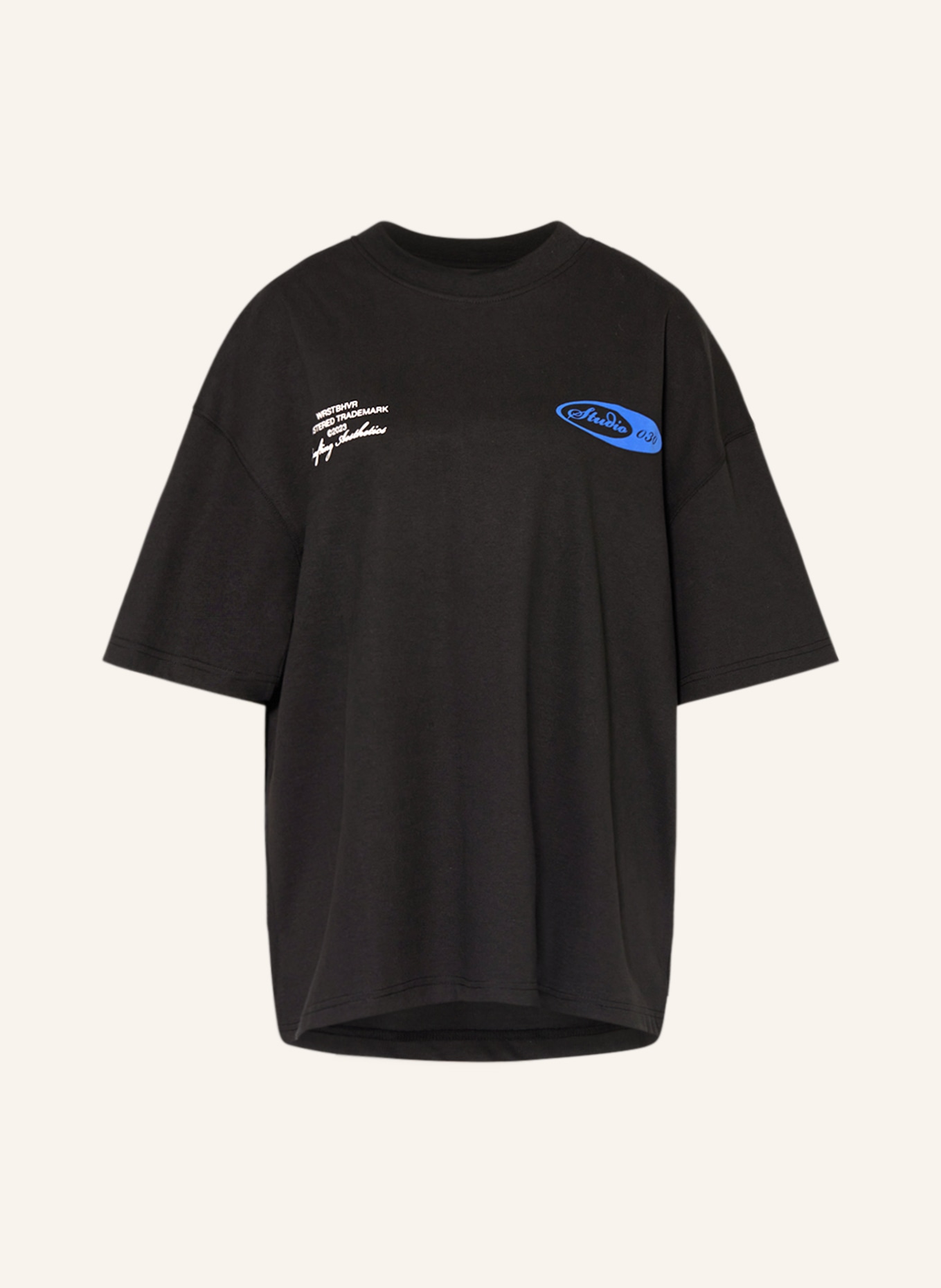 WRSTBHVR T-shirt CURT, Color: BLACK (Image 1)