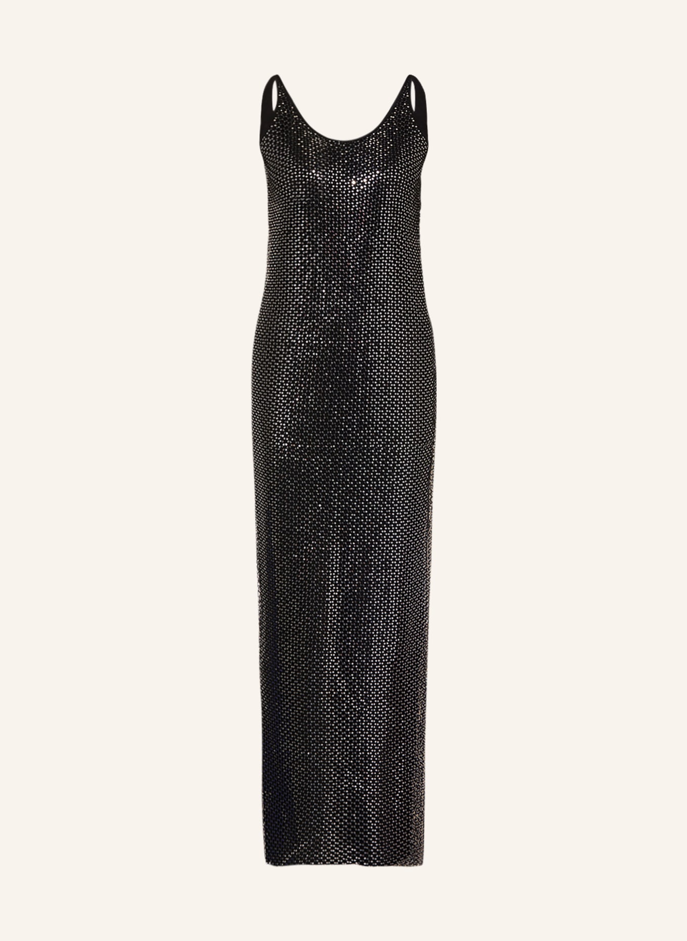 rag & bone Mesh-Kleid MARCIE mit Pailletten, Farbe: SCHWARZ/ PLATIN (Bild 1)