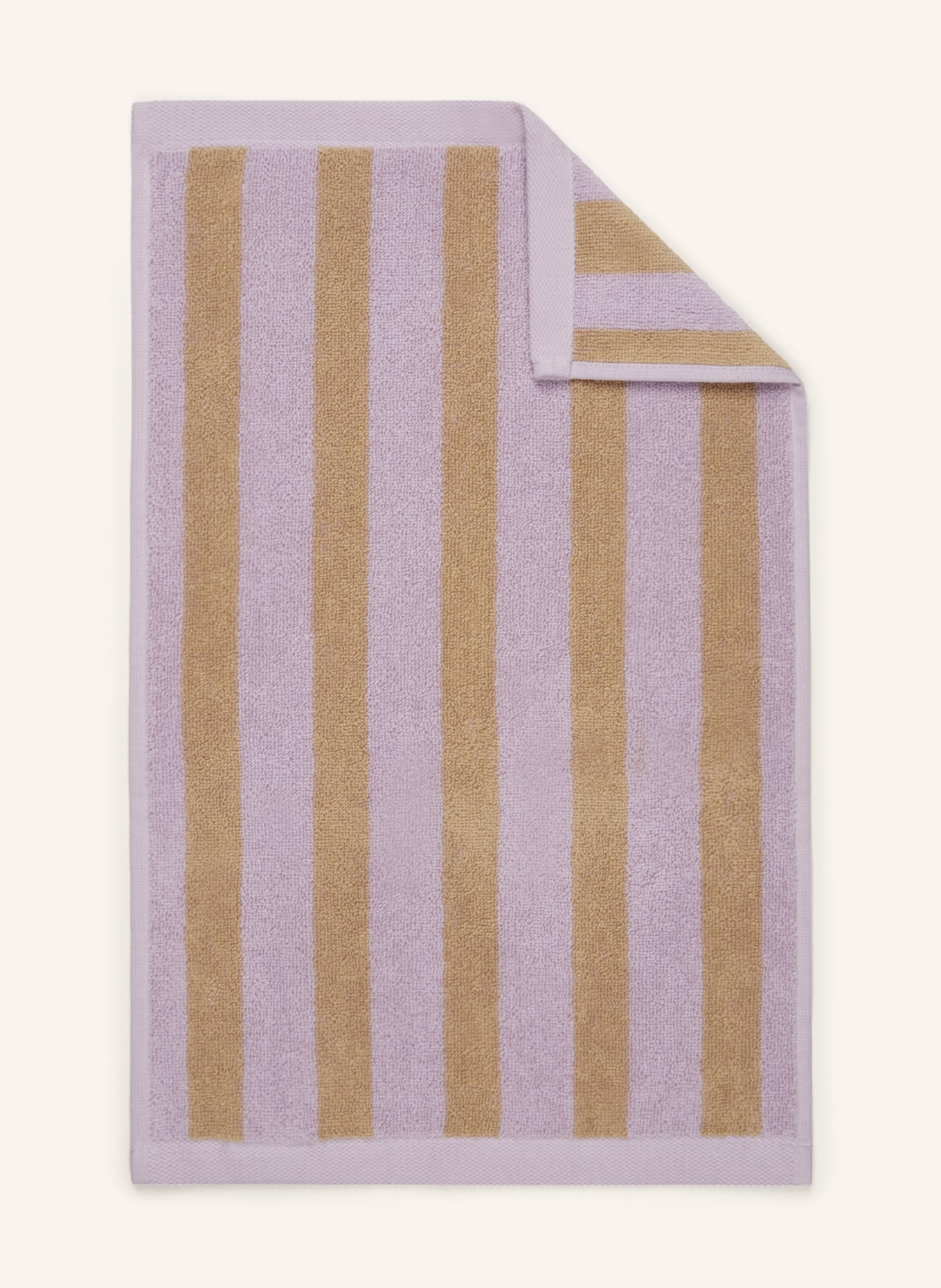 Marc O'Polo Guest towel HERITAGE, Color: LIGHT PURPLE/ BEIGE (Image 1)