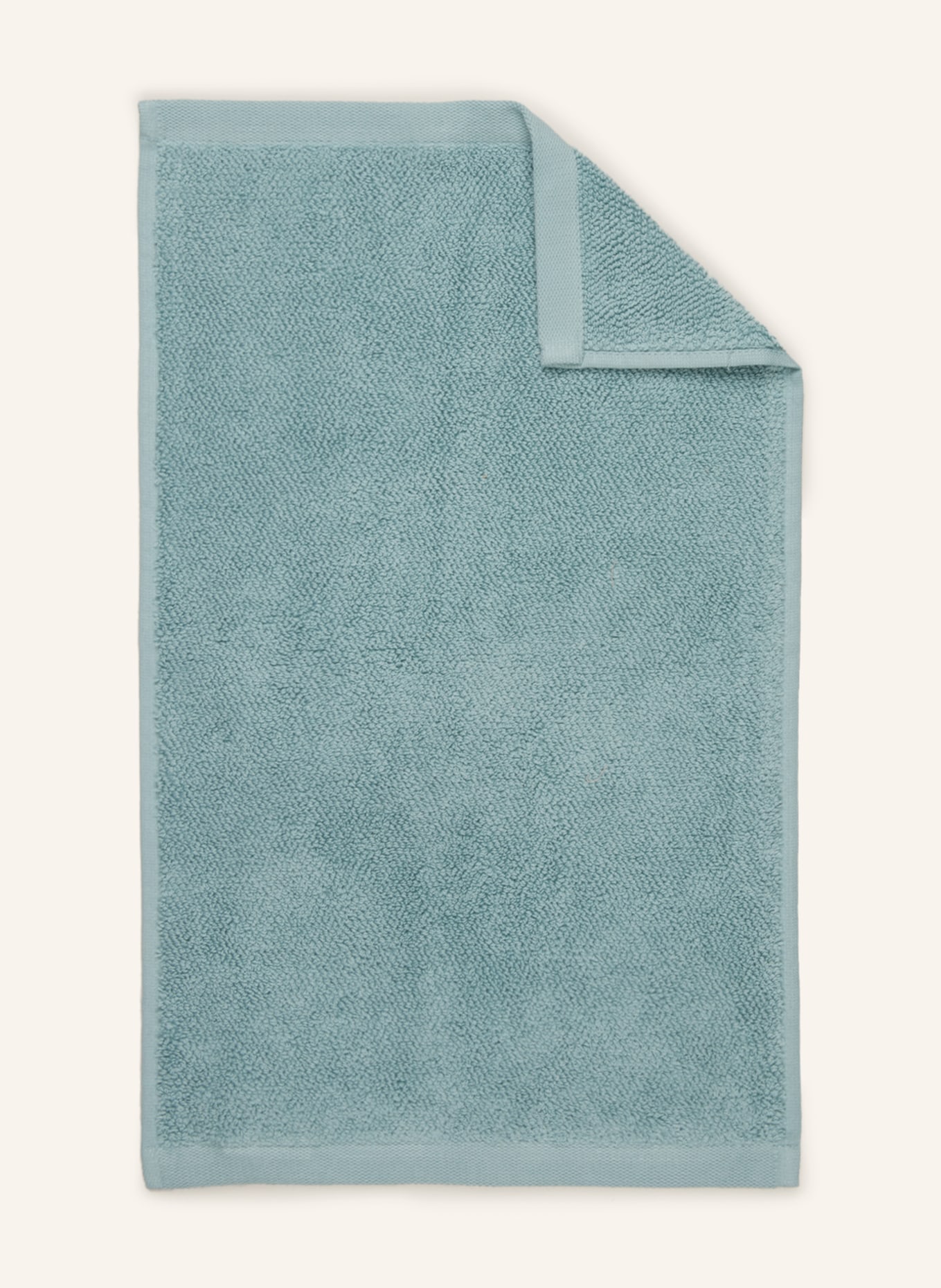 Marc O'Polo Guest towel TIMELESS, Color: TURQUOISE (Image 1)