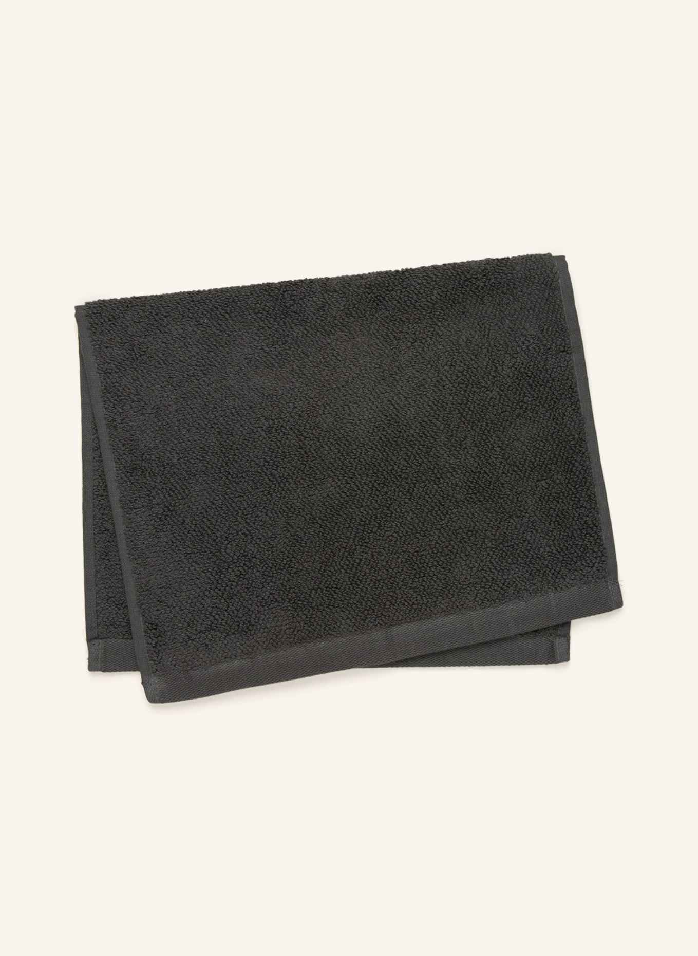 Marc O'Polo Guest towel TIMELESS, Color: DARK GRAY (Image 2)
