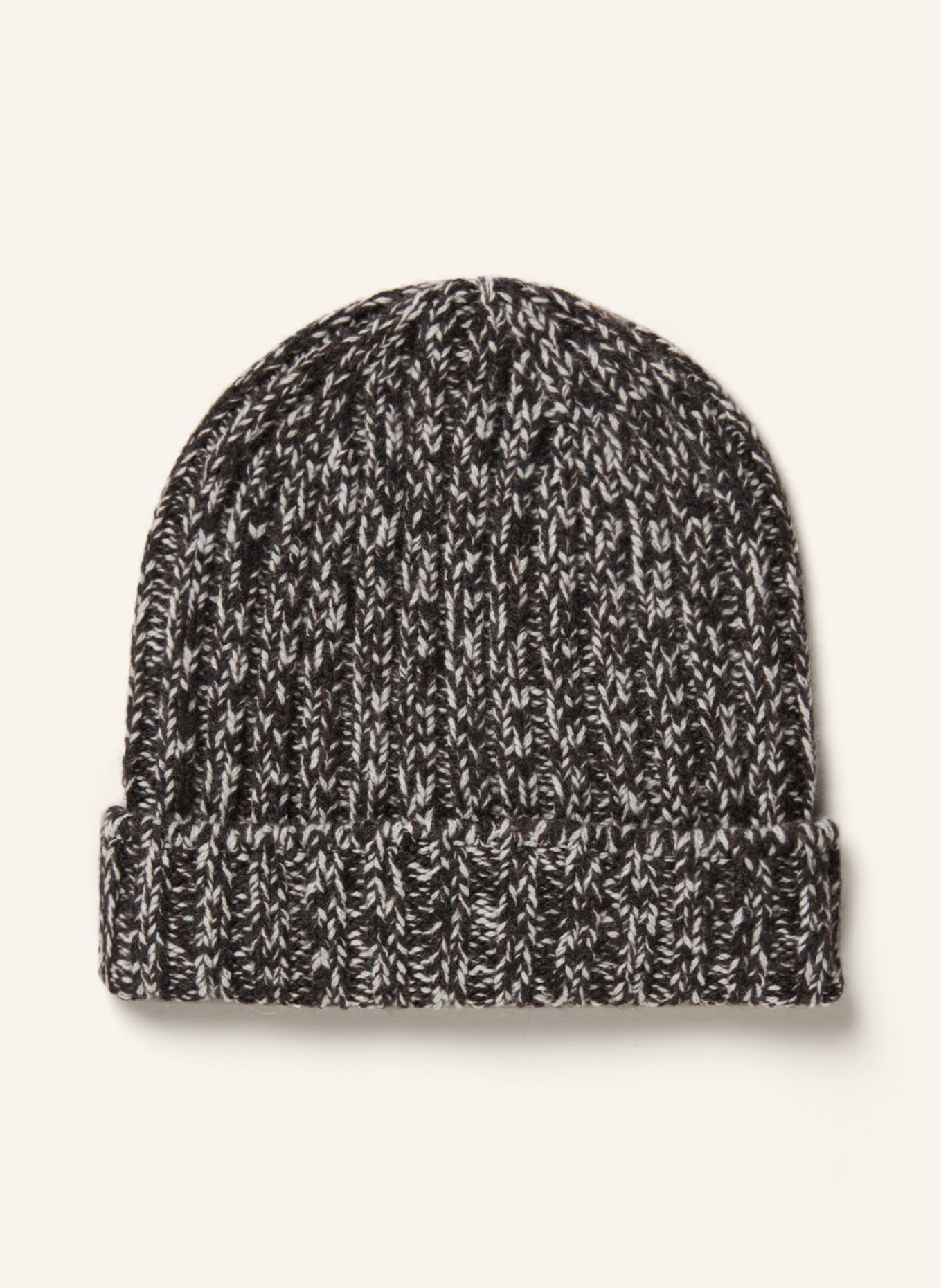 BRUNELLO CUCINELLI Cashmere hat, Color: DARK BROWN/ BLACK/ WHITE (Image 1)