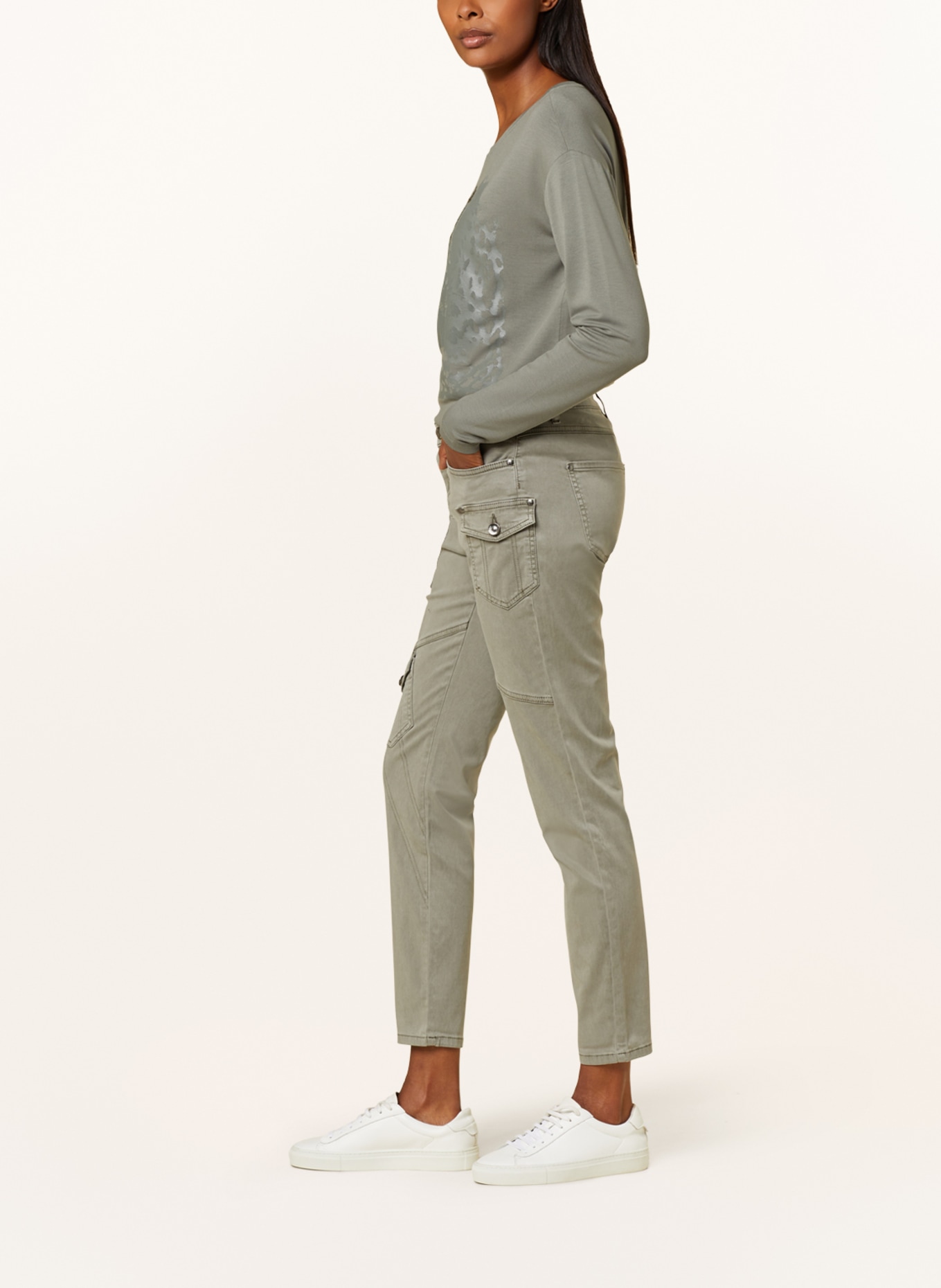 monari Cargo pants, Color: MINT (Image 4)