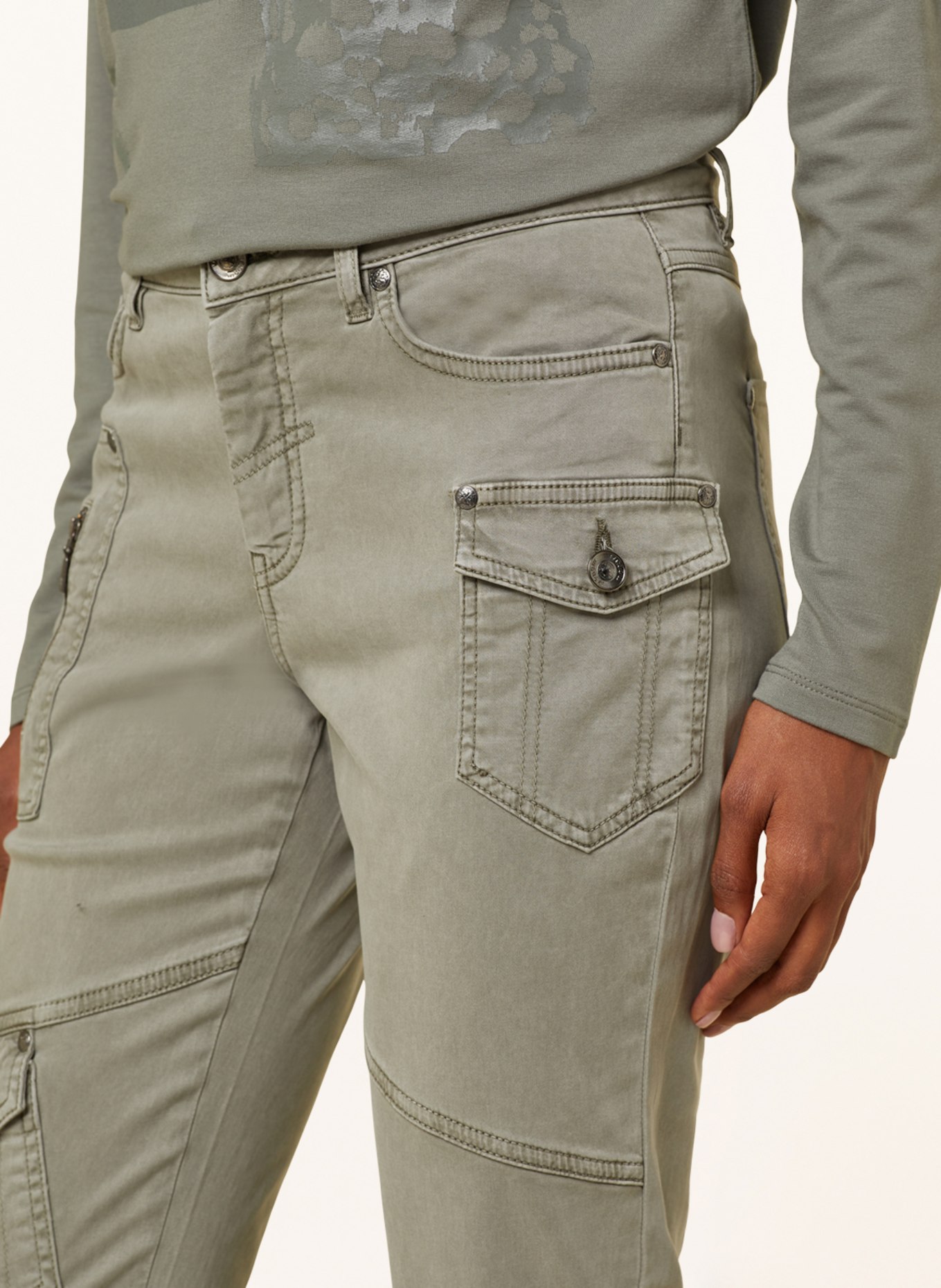 monari Cargo pants, Color: MINT (Image 5)