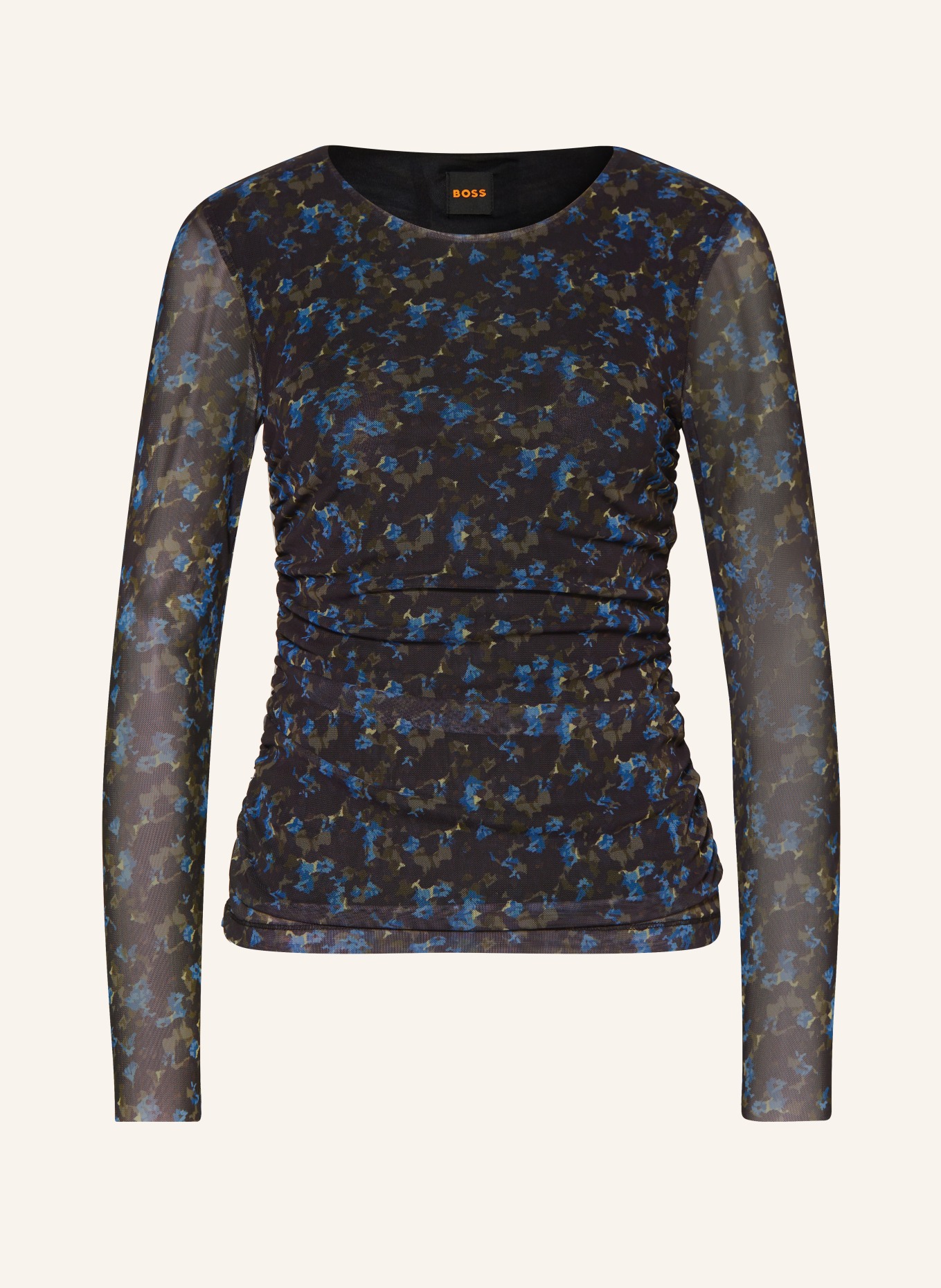 Boss mesh crew sweatshirt discount